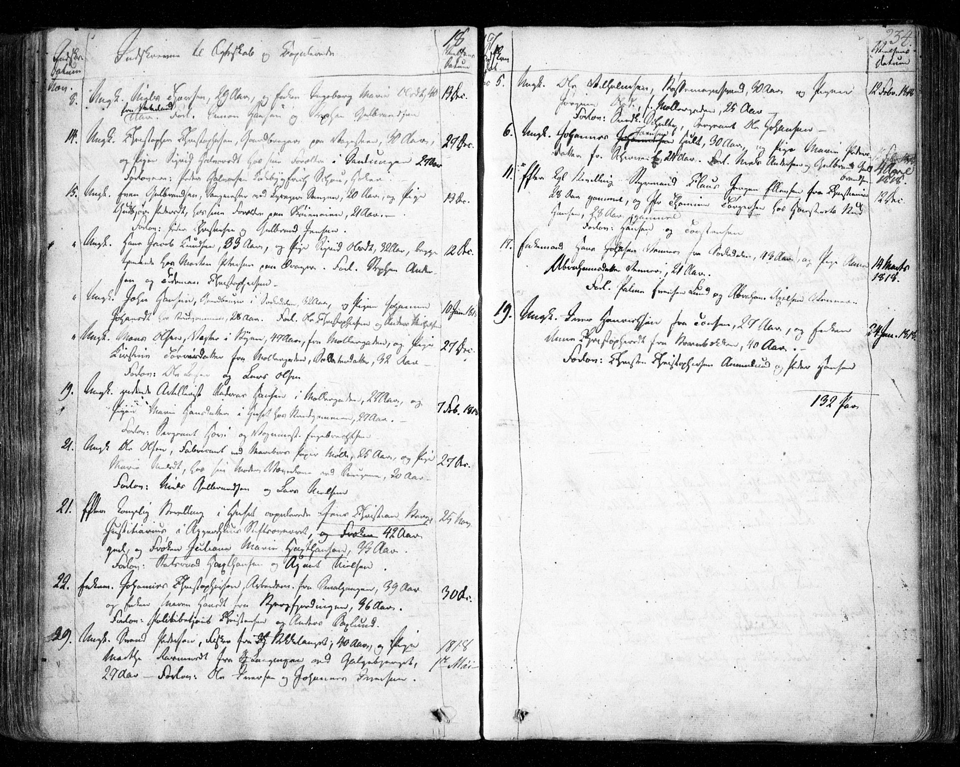 Aker prestekontor kirkebøker, SAO/A-10861/F/L0011: Parish register (official) no. 11, 1810-1819, p. 234