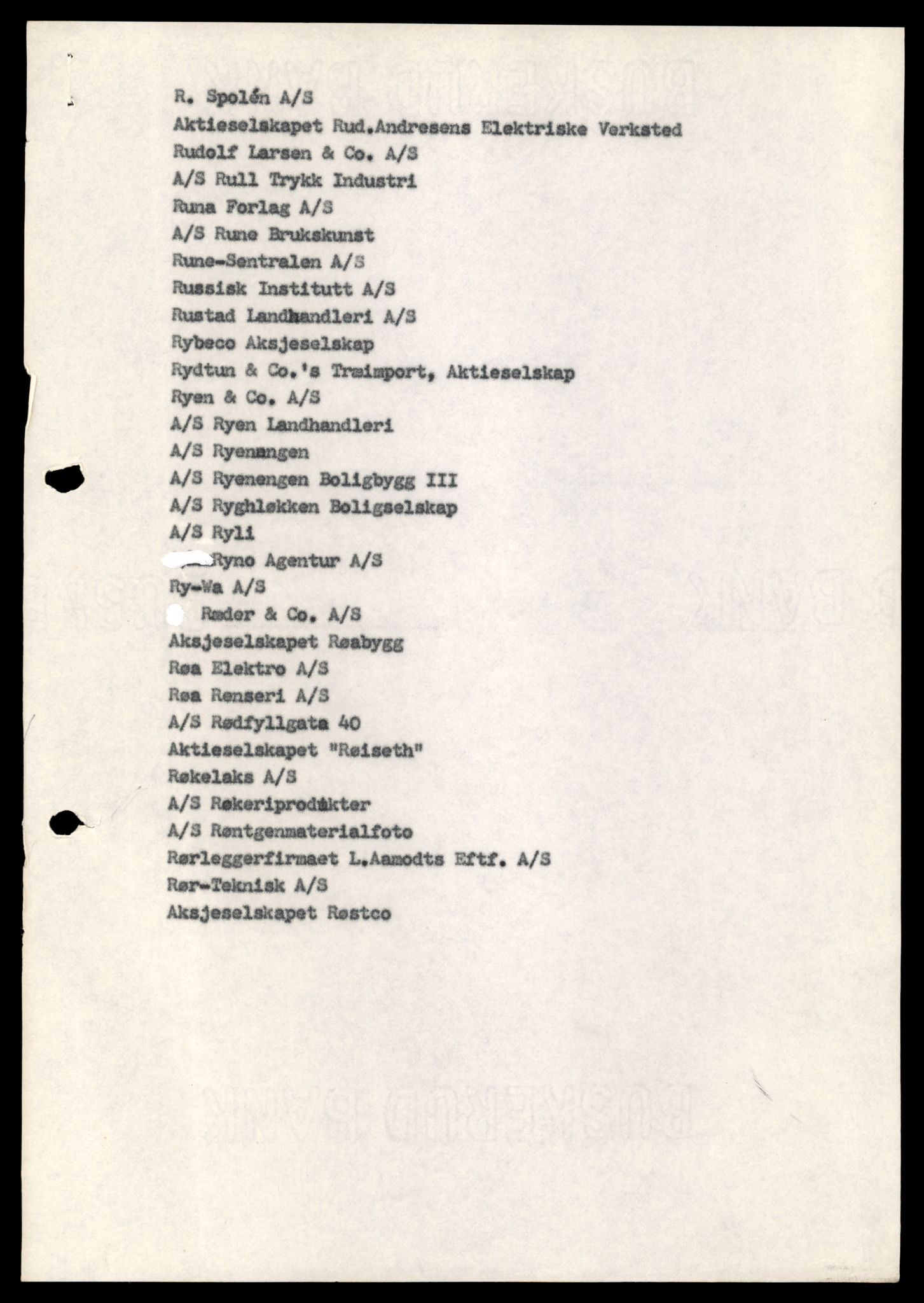 Oslo byfogd, Handelsregisteret, AV/SAT-A-10867/G/Gb/Gbb/L0126: Registreringsmeldinger, slettet etter firmalovens §24, R-Sc, 1978-1979, p. 13