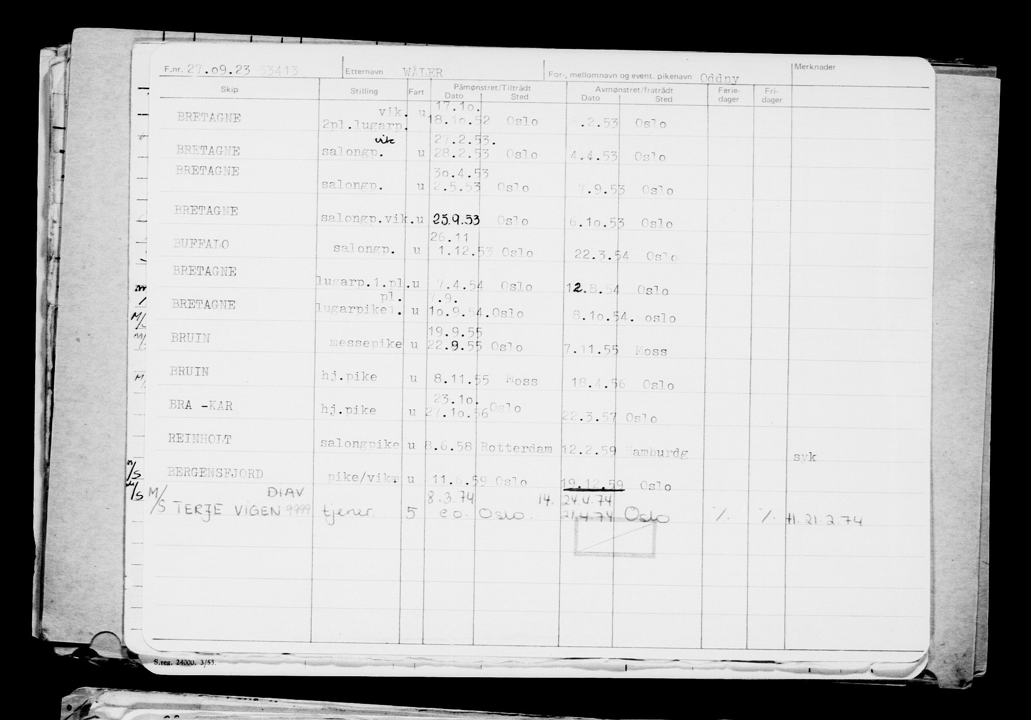 Direktoratet for sjømenn, AV/RA-S-3545/G/Gb/L0223: Hovedkort, 1923, p. 410