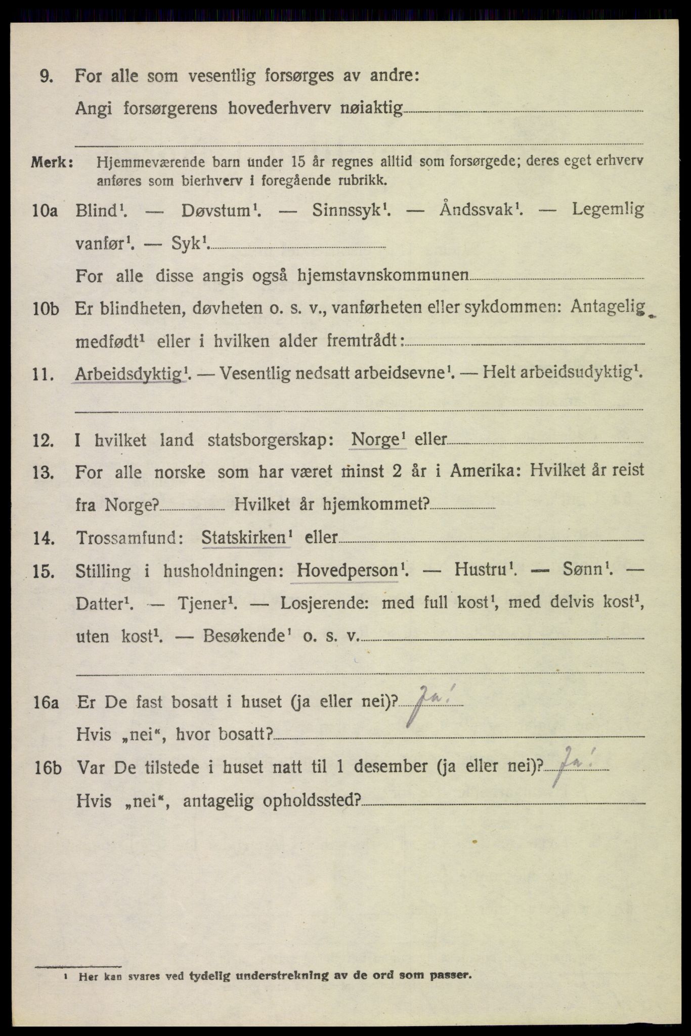 SAH, 1920 census for Stange, 1920, p. 12228