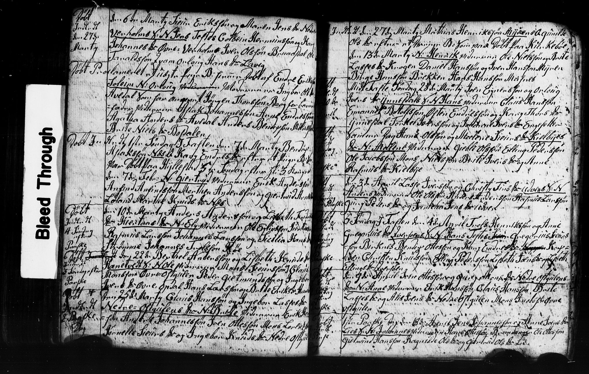 Gulen sokneprestembete, AV/SAB-A-80201/H/Hab: Parish register (copy) no. A 2, 1791-1814