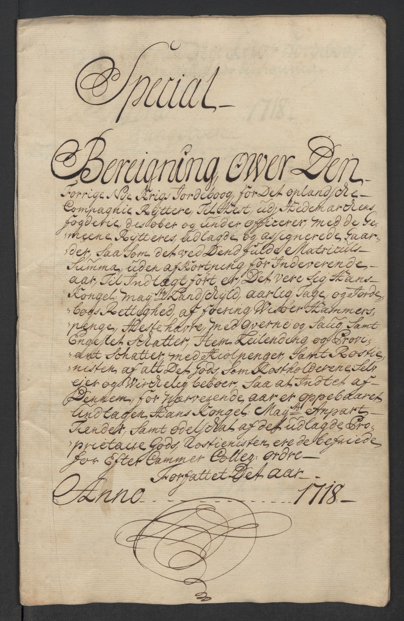 Rentekammeret inntil 1814, Reviderte regnskaper, Fogderegnskap, RA/EA-4092/R16/L1057: Fogderegnskap Hedmark, 1718, p. 249