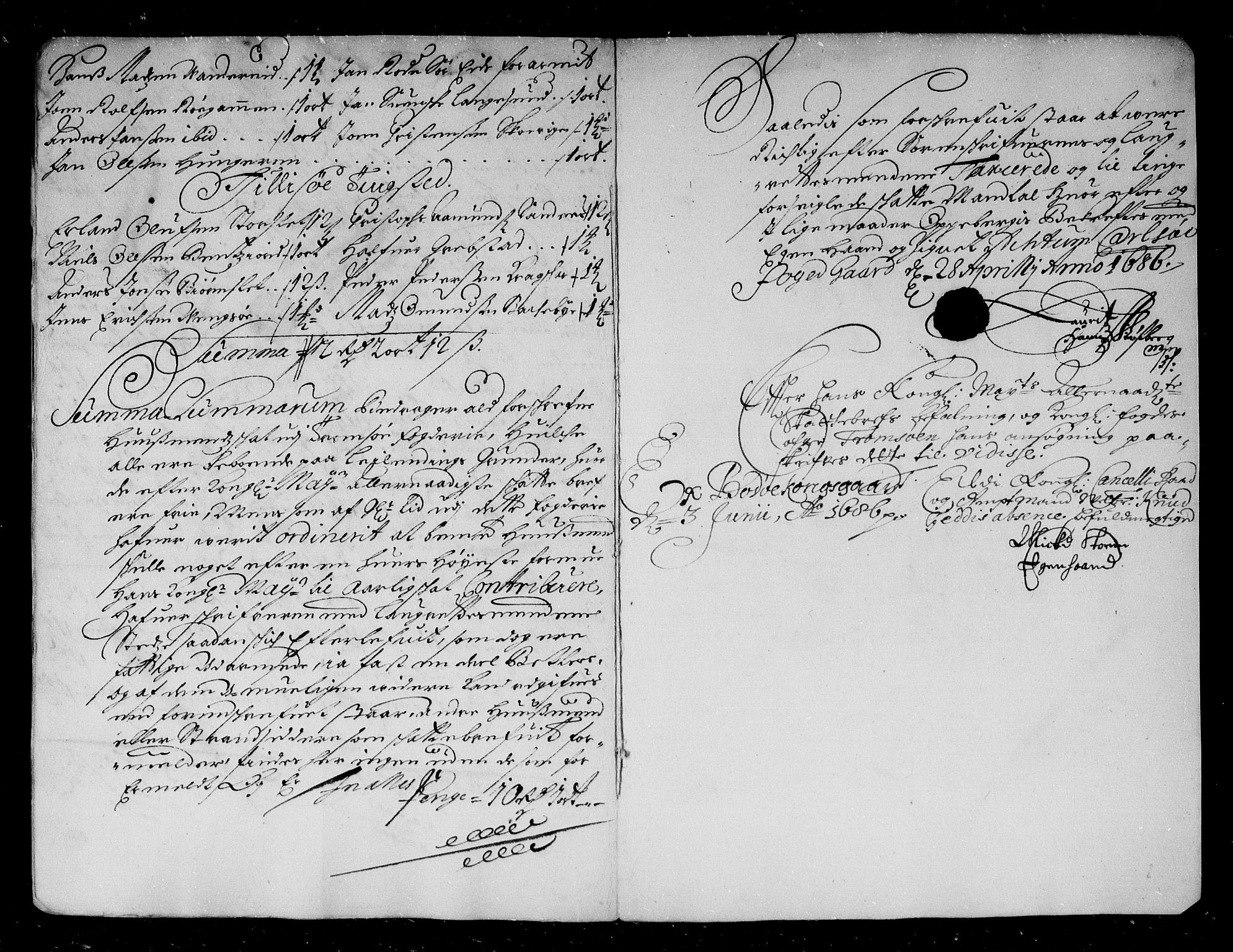 Rentekammeret inntil 1814, Reviderte regnskaper, Stiftamtstueregnskaper, Trondheim stiftamt og Nordland amt, AV/RA-EA-6044/R/Rg/L0082: Trondheim stiftamt og Nordland amt, 1685