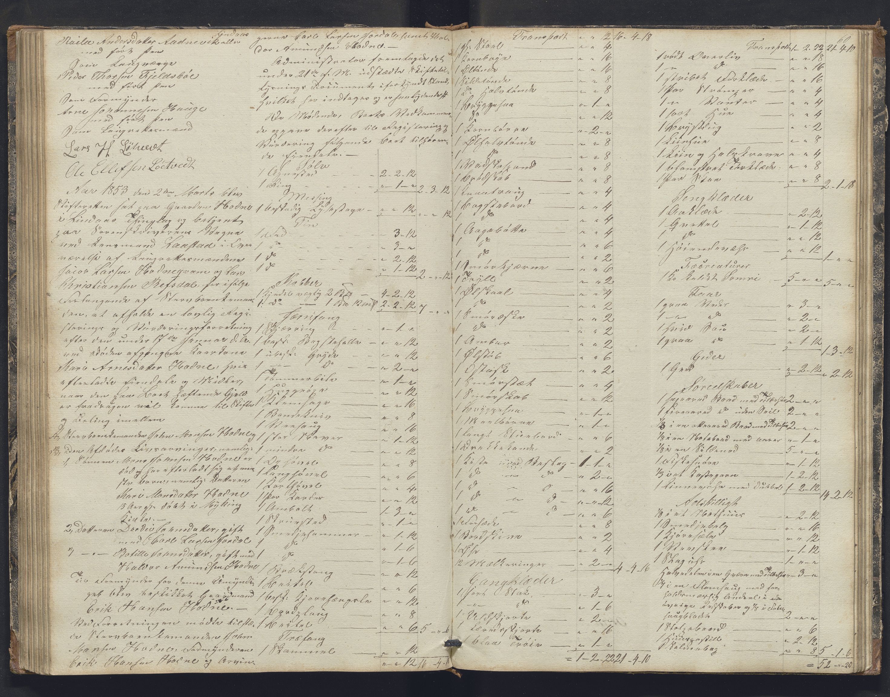 Nordhordland sorenskrivar, SAB/A-2901/1/H/Hb/L0016: Registreringsprotokollar, 1850-1854, p. 60