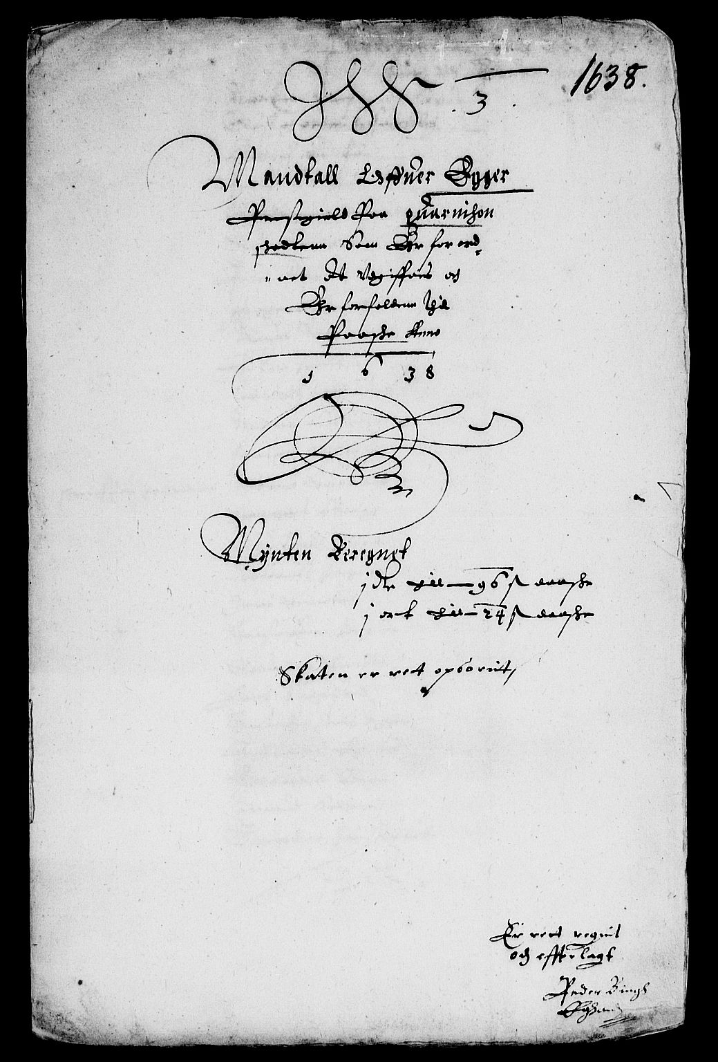 Rentekammeret inntil 1814, Reviderte regnskaper, Lensregnskaper, AV/RA-EA-5023/R/Rb/Rbm/L0004: Eiker len, 1626-1640