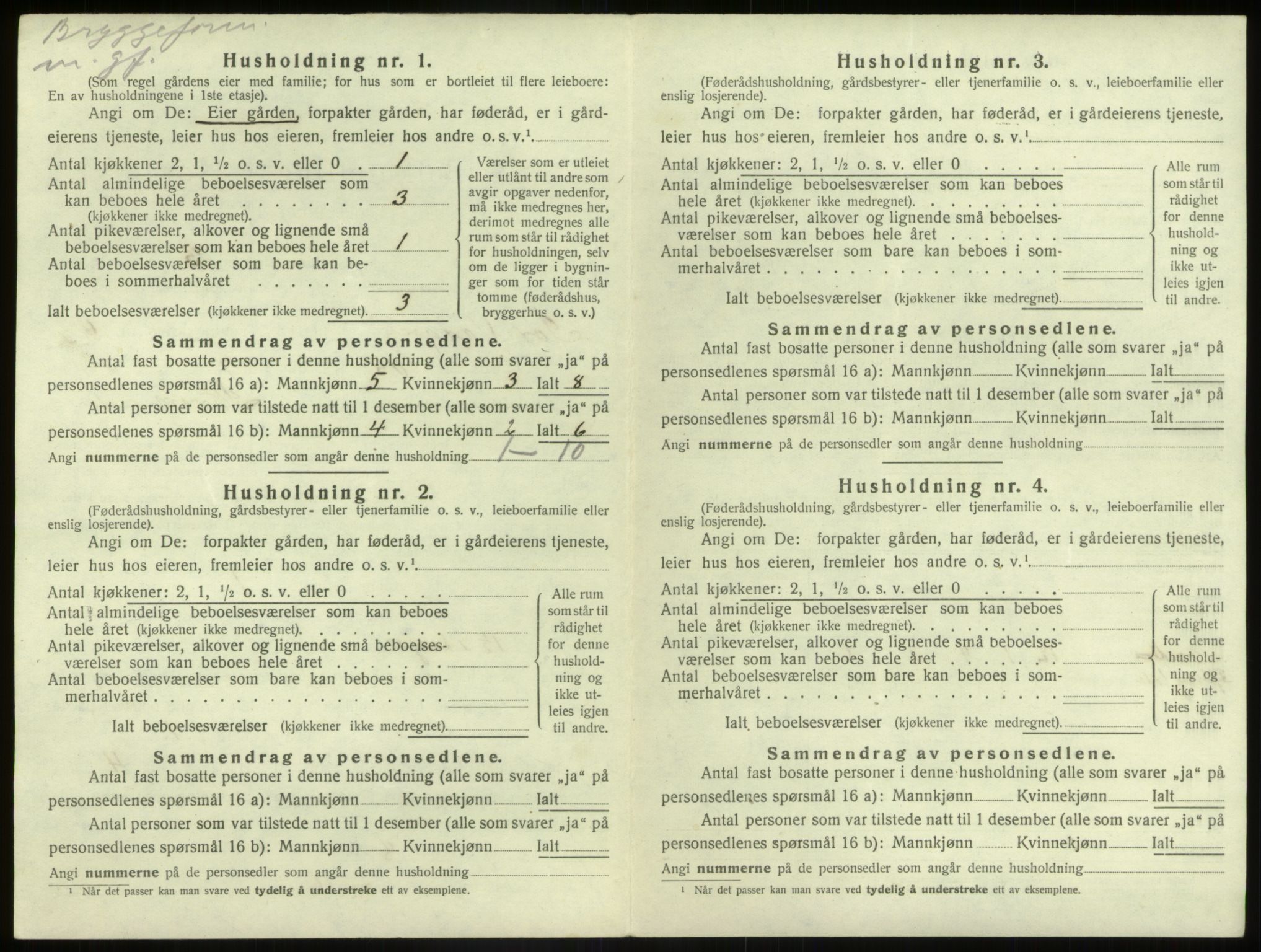 SAB, 1920 census for Sør-Vågsøy, 1920, p. 381