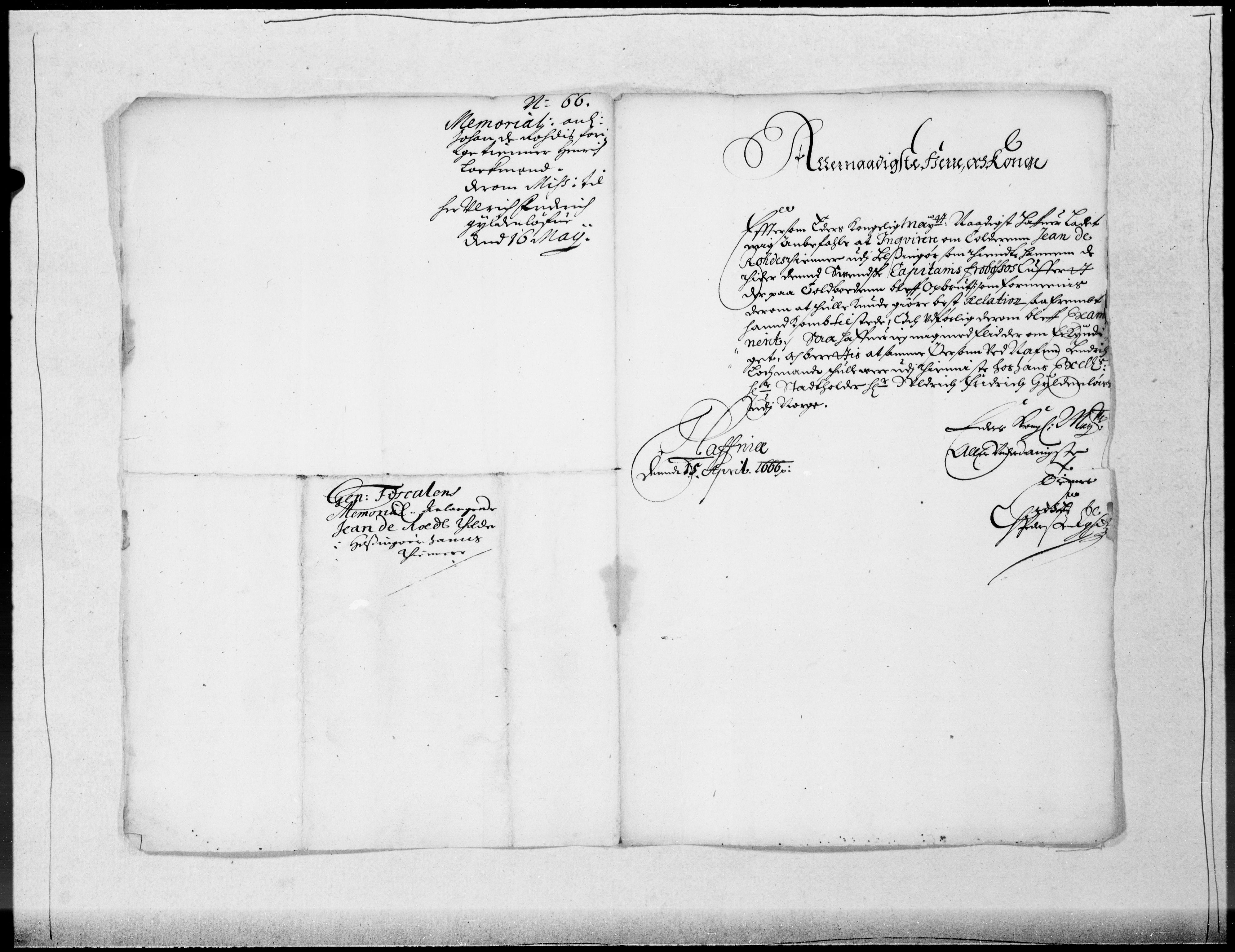 Danske Kanselli 1572-1799, AV/RA-EA-3023/F/Fc/Fcc/Fcca/L0026: Norske innlegg 1572-1799, 1666-1667, p. 12