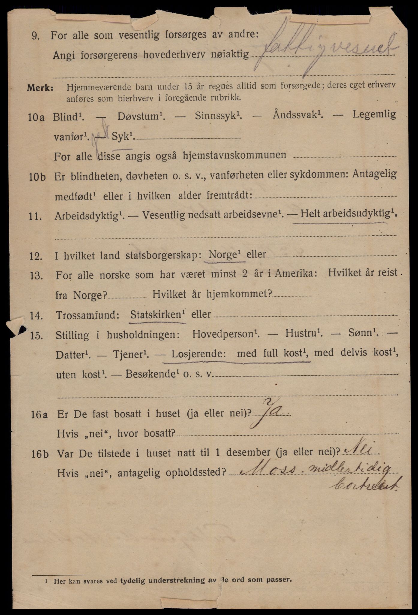 SAT, 1920 census for Trondheim, 1920, p. 47751