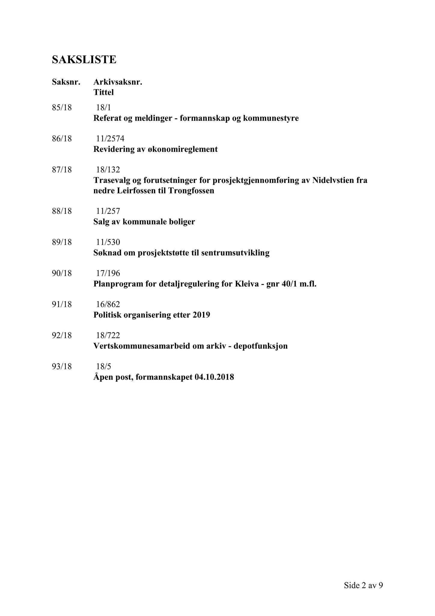 Klæbu Kommune, TRKO/KK/02-FS/L011: Formannsskapet - Møtedokumenter, 2018, p. 2458