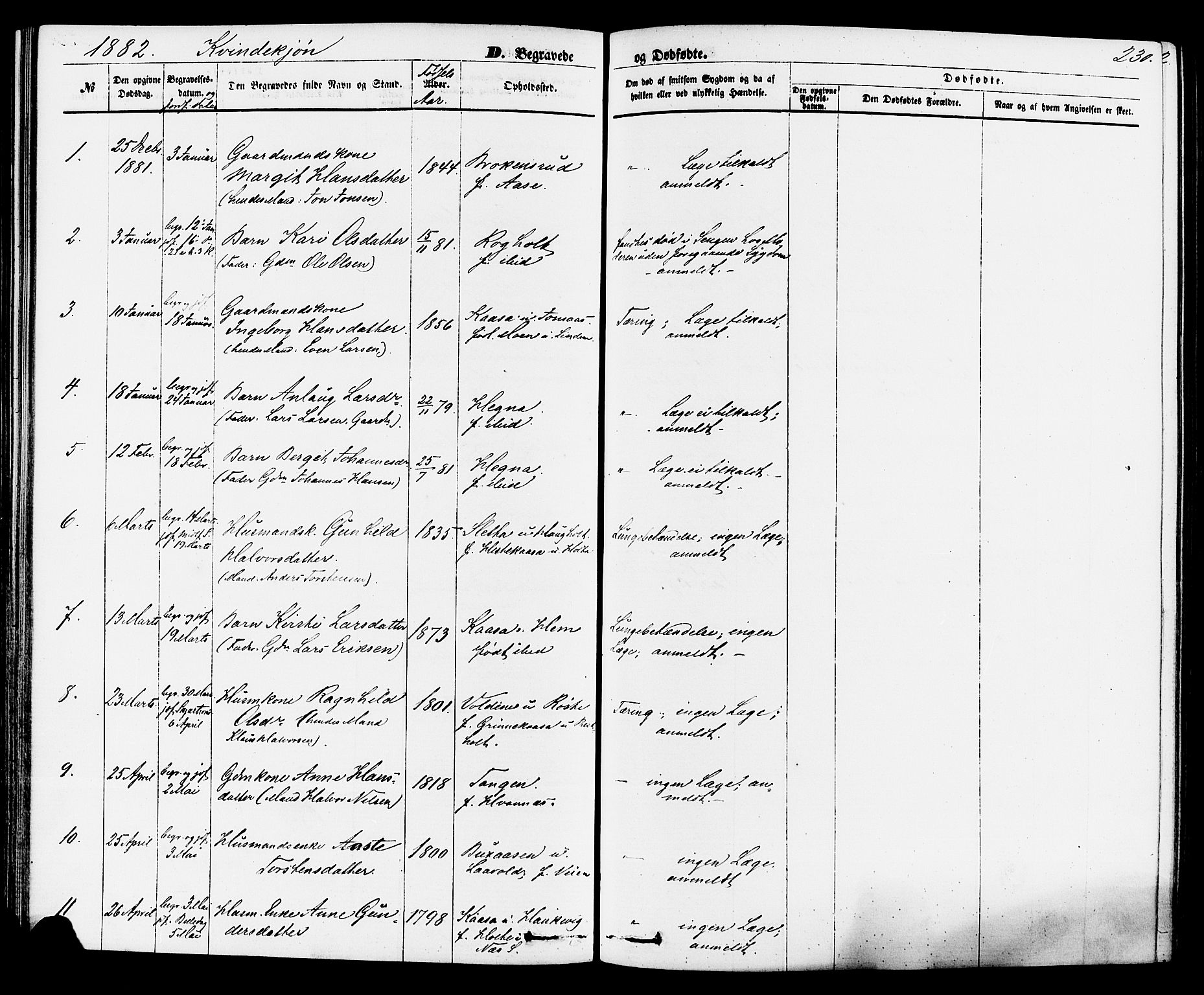 Sauherad kirkebøker, AV/SAKO-A-298/F/Fa/L0008: Parish register (official) no. I 8, 1873-1886, p. 230