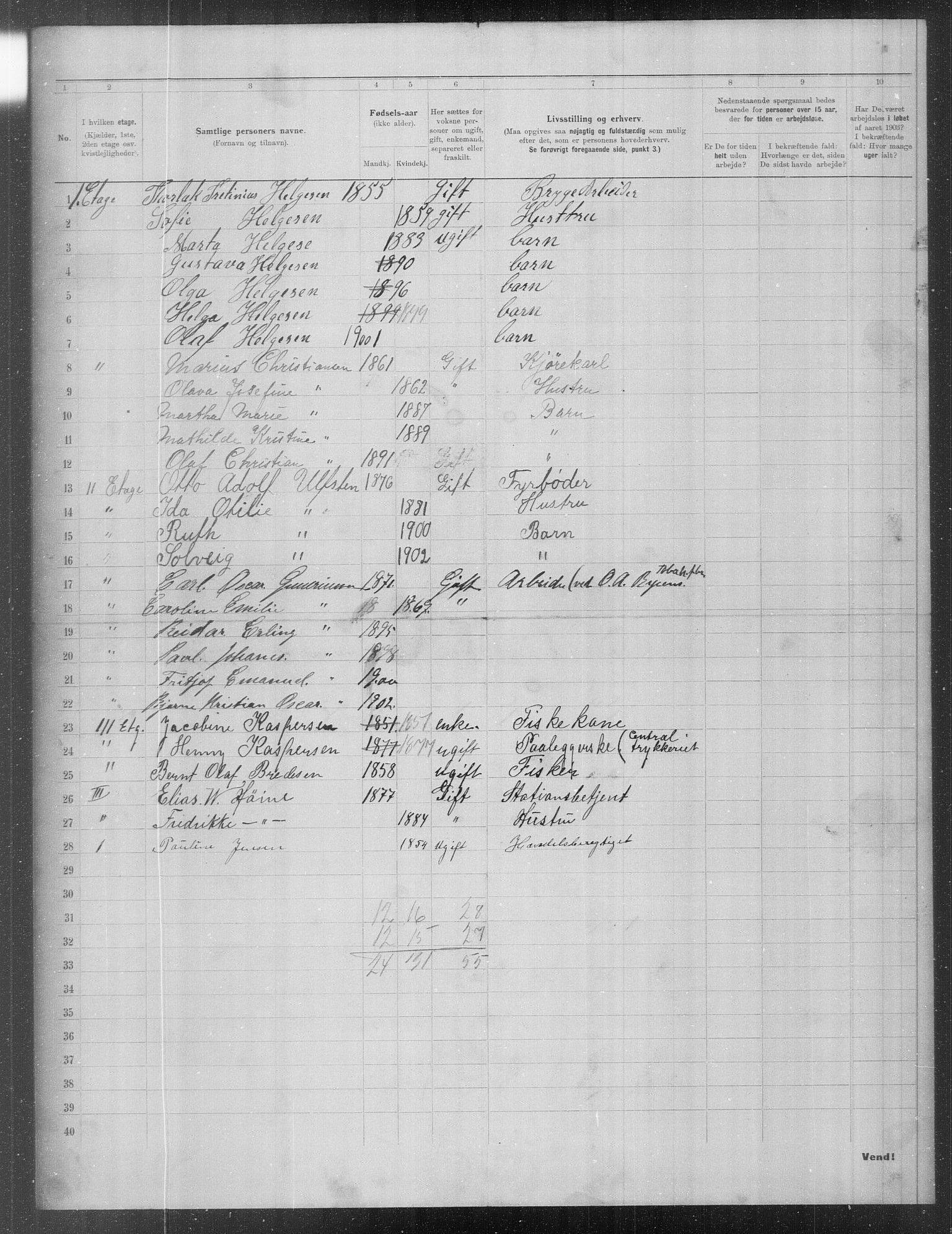 OBA, Municipal Census 1903 for Kristiania, 1903, p. 18404