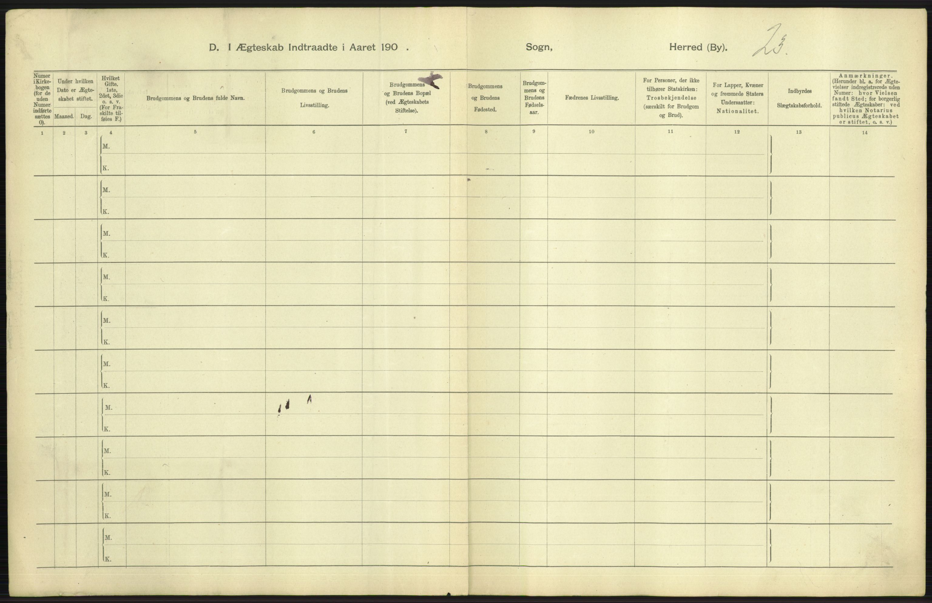 Statistisk sentralbyrå, Sosiodemografiske emner, Befolkning, AV/RA-S-2228/D/Df/Dfa/Dfaf/L0007: Kristiania: Gifte, 1908, p. 513