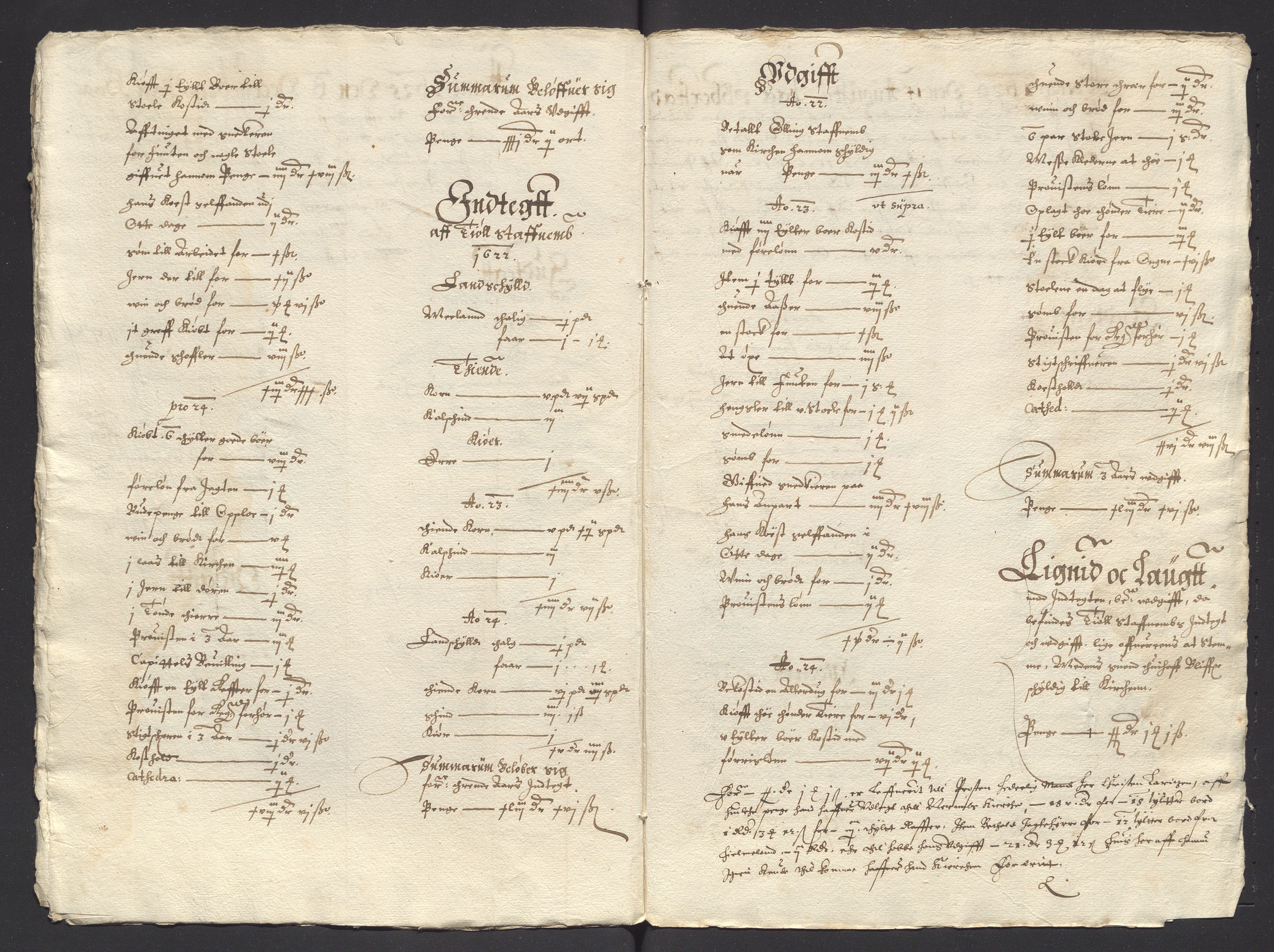 Stavanger len, SAST/A-101870/Oa/L0017: Kirkeregnskaper, jordebøker, manntall, dommer, supplikker, befalinger, stevninger mv. 1617-1674. des. 1 s. 36-39, 46f, 54, 88ff, 98-102, 1600-1628, p. 255