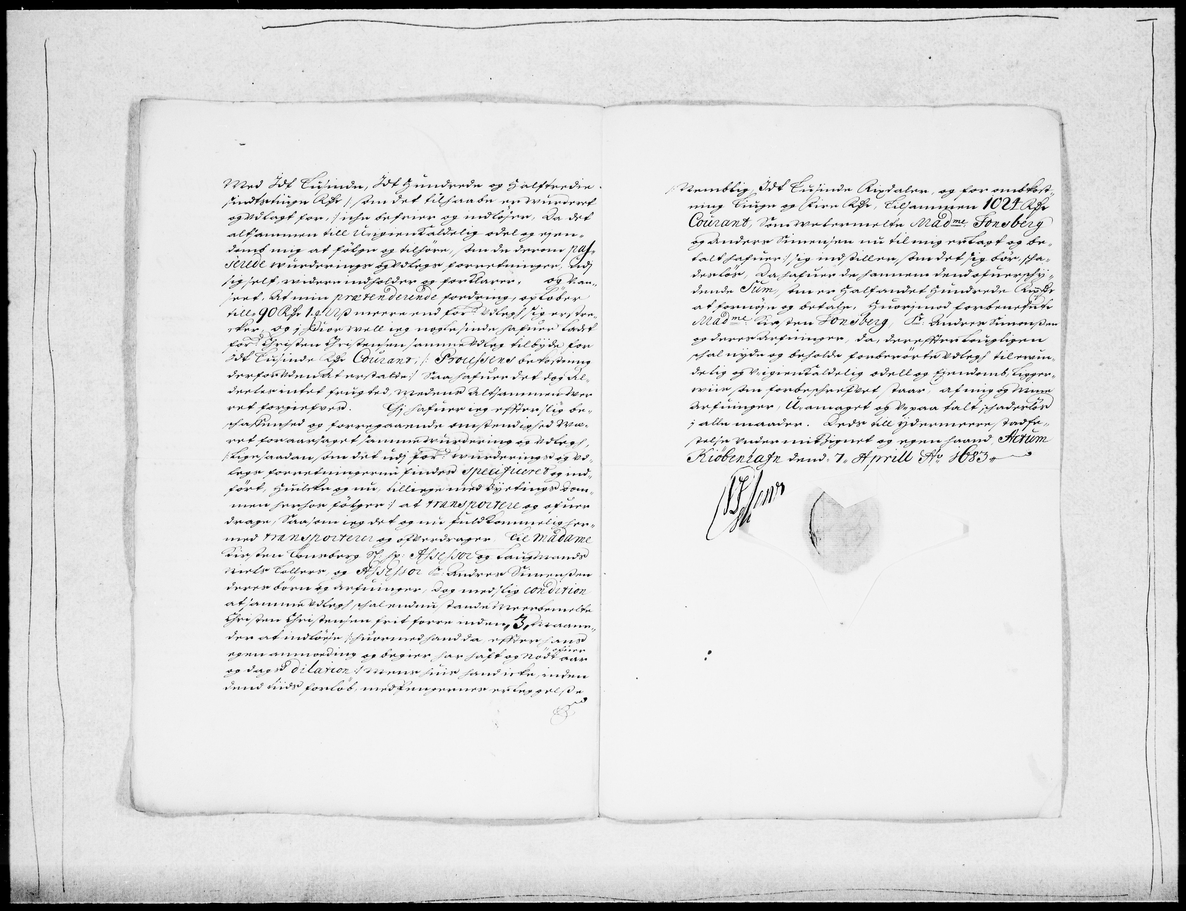 Danske Kanselli 1572-1799, AV/RA-EA-3023/F/Fc/Fcc/Fcca/L0036: Norske innlegg 1572-1799, 1683-1684, p. 10