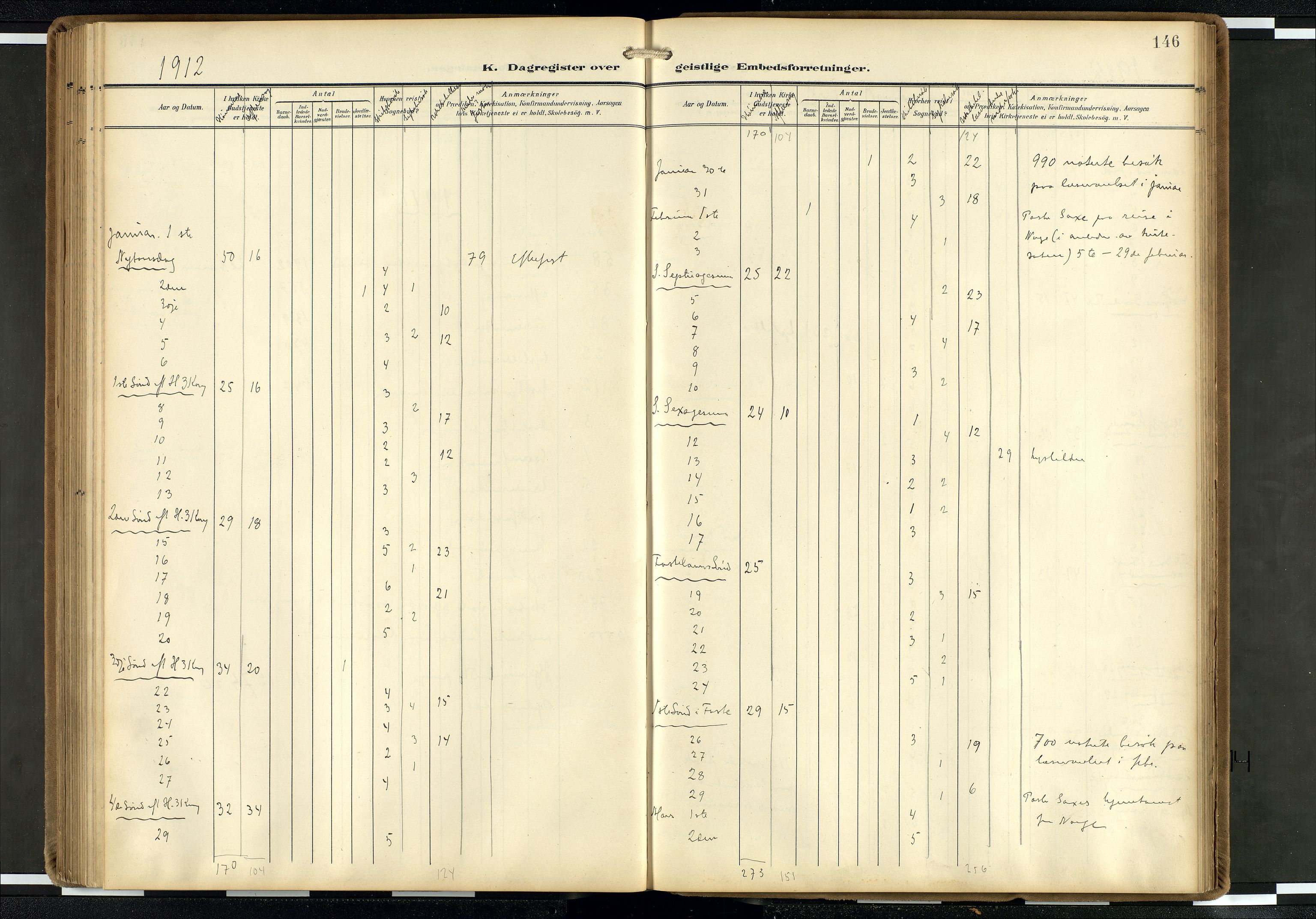 Den norske sjømannsmisjon i utlandet/Hollandske havner (Amsterdam-Rotterdam-Europort), AV/SAB-SAB/PA-0106/H/Ha/Haa/L0003: Parish register (official) no. A 3, 1908-1927, p. 145b-146a