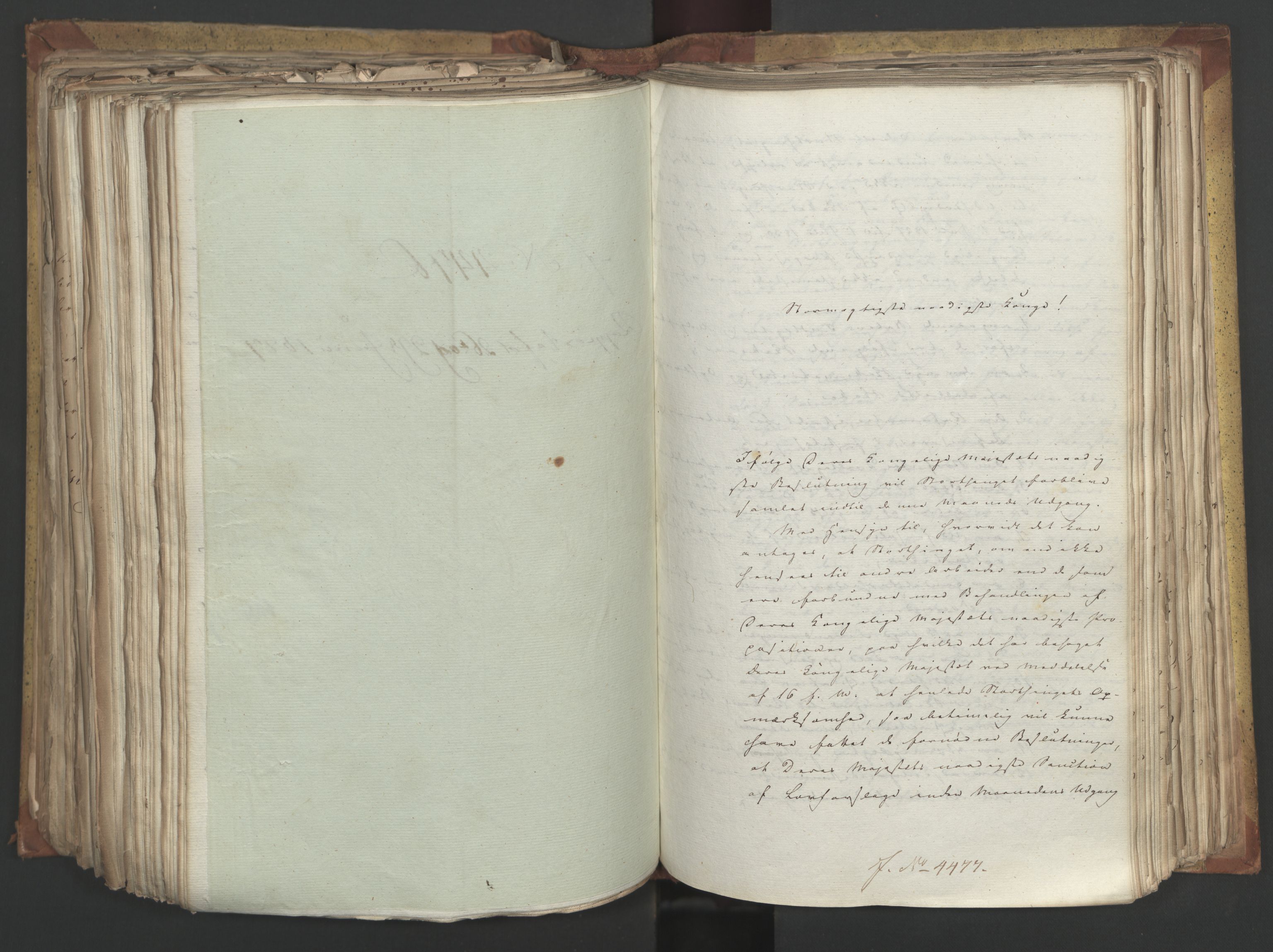 Statsrådsavdelingen i Stockholm, AV/RA-S-1003/D/Da/L0051: Regjeringsinnstillinger nr. 4310-4565, 1827, p. 420