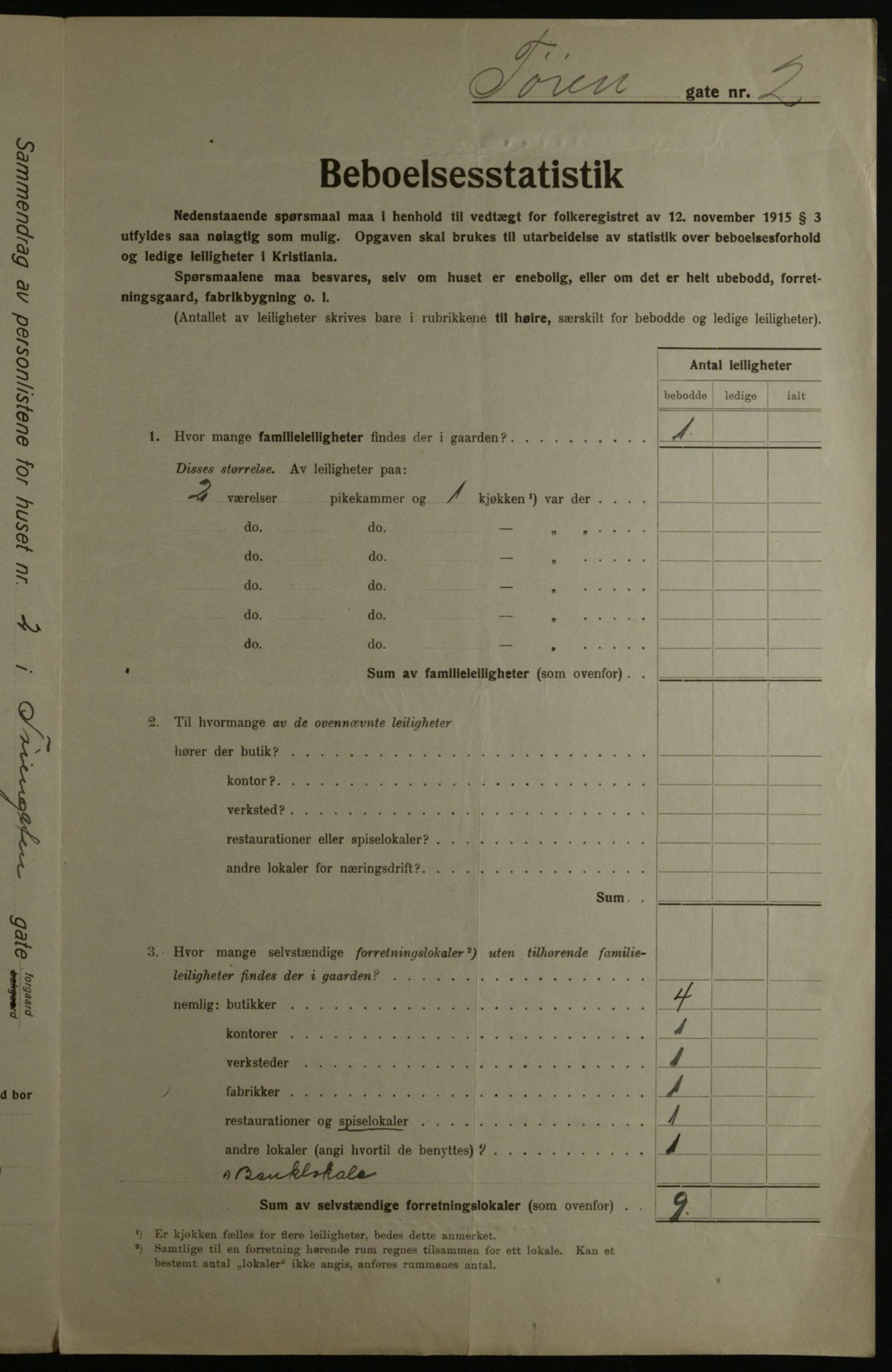 OBA, Municipal Census 1923 for Kristiania, 1923, p. 129563