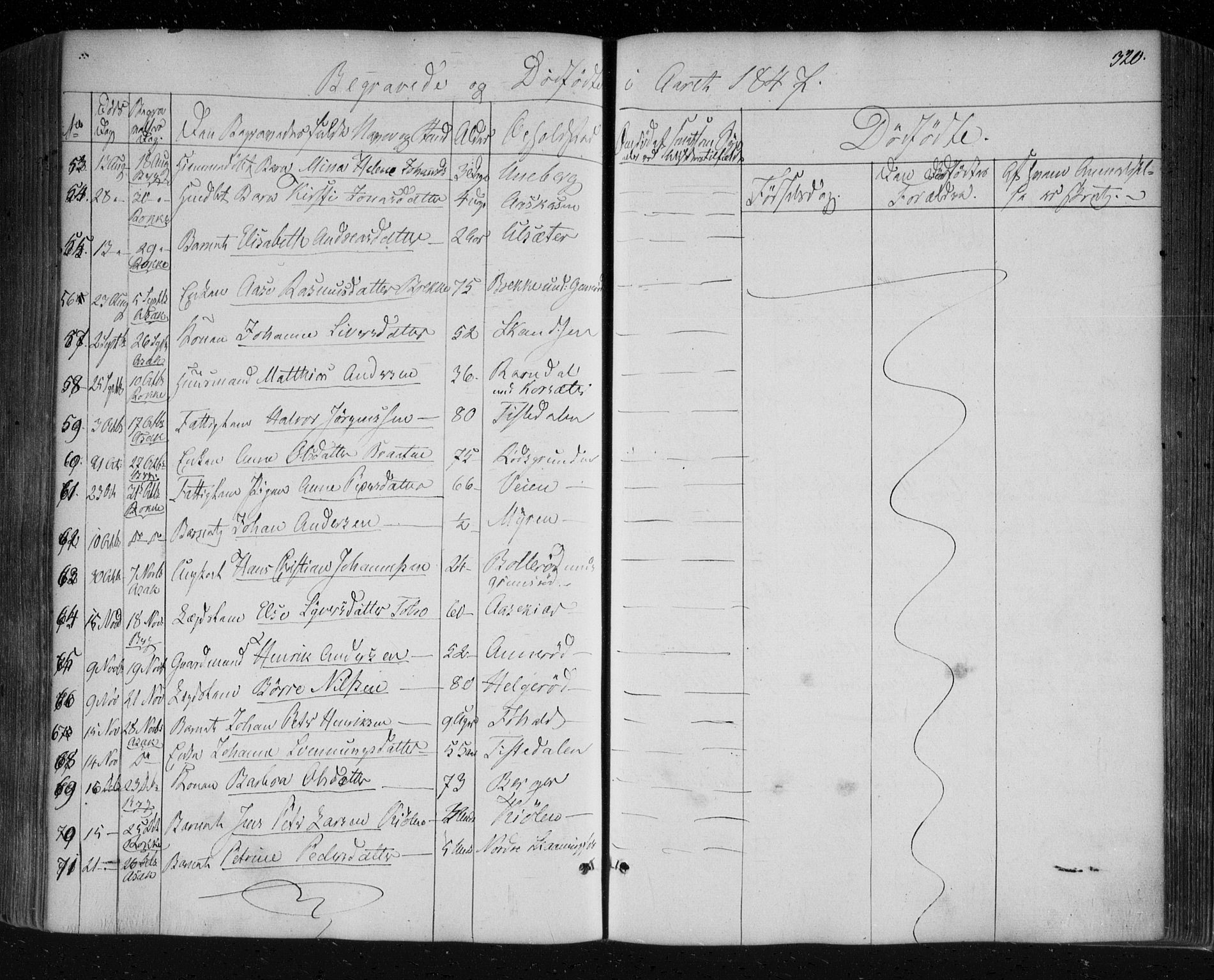 Berg prestekontor Kirkebøker, AV/SAO-A-10902/F/Fa/L0004: Parish register (official) no. I 4, 1843-1860, p. 320