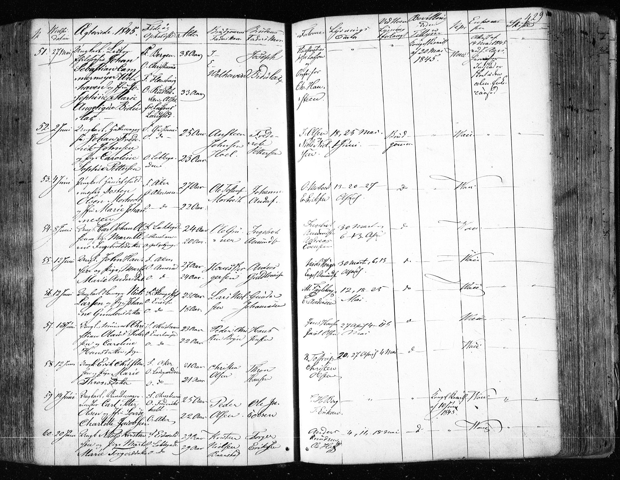 Aker prestekontor kirkebøker, SAO/A-10861/F/L0019: Parish register (official) no. 19, 1842-1852, p. 429