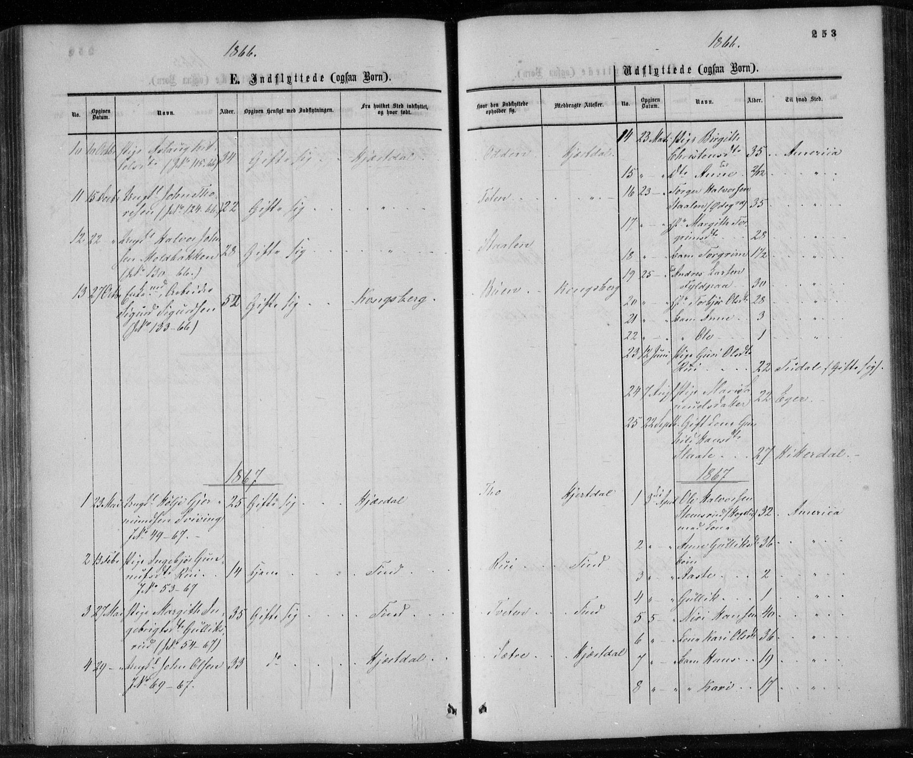 Gransherad kirkebøker, AV/SAKO-A-267/F/Fa/L0003: Parish register (official) no. I 3, 1859-1870, p. 253