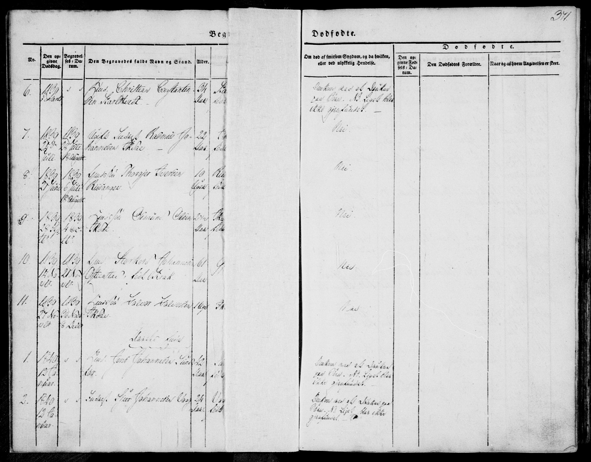 Skjold sokneprestkontor, AV/SAST-A-101847/H/Ha/Haa/L0006: Parish register (official) no. A 6.2, 1835-1858, p. 371