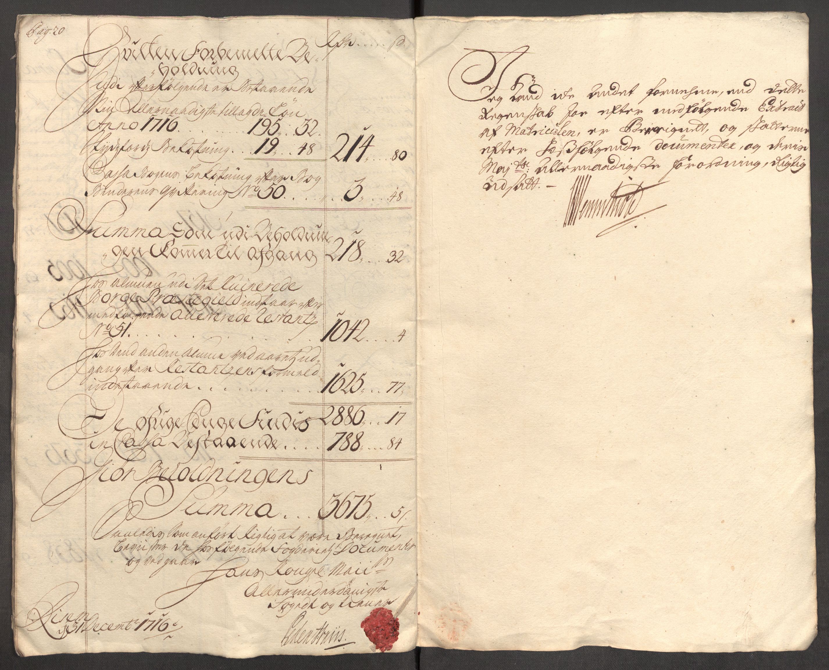 Rentekammeret inntil 1814, Reviderte regnskaper, Fogderegnskap, AV/RA-EA-4092/R04/L0140: Fogderegnskap Moss, Onsøy, Tune, Veme og Åbygge, 1715-1716, p. 275