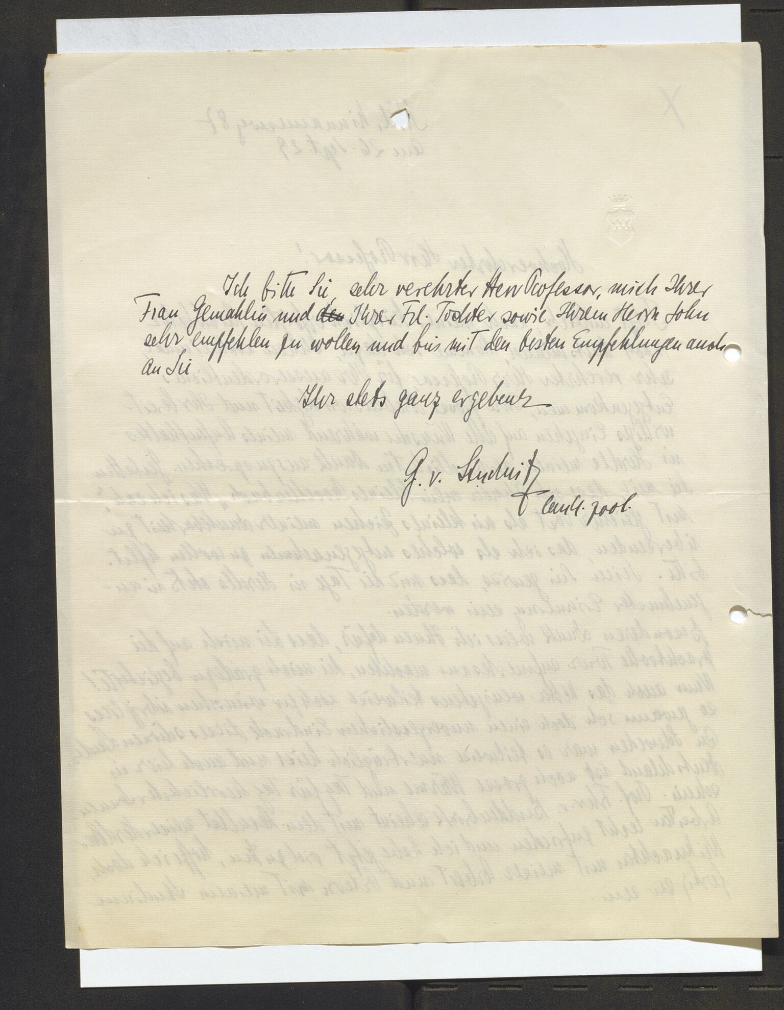 Bergens Museum, AV/SAB-A-17301/13/D/L0002: Korrespondanse , 1928-1940, p. 256