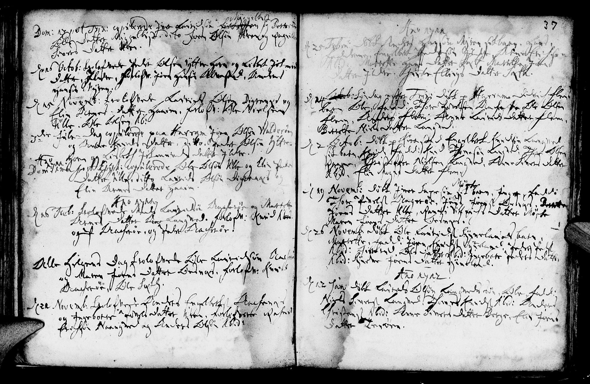 Ministerialprotokoller, klokkerbøker og fødselsregistre - Møre og Romsdal, SAT/A-1454/536/L0491: Parish register (official) no. 536A01 /1, 1689-1737, p. 37