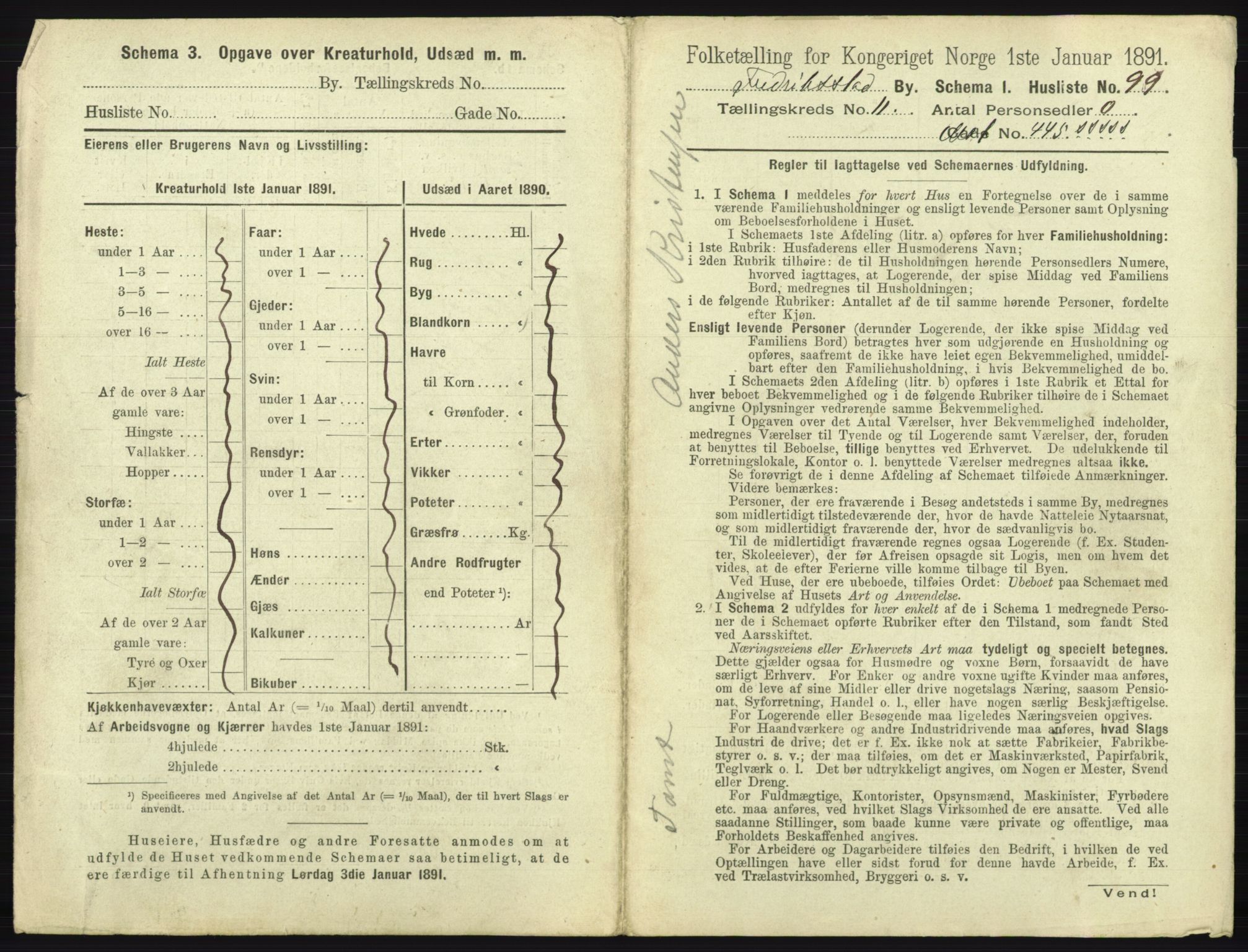 RA, 1891 census for 0103 Fredrikstad, 1891, p. 2284