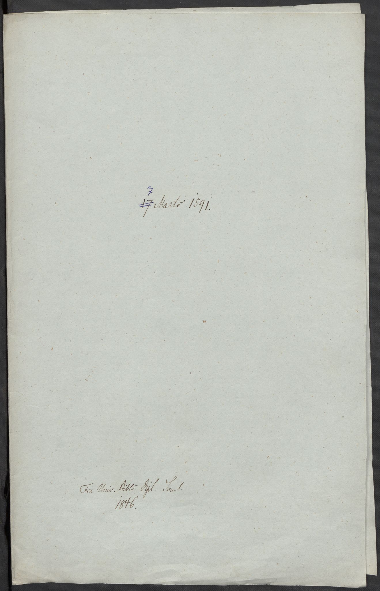 Riksarkivets diplomsamling, AV/RA-EA-5965/F02/L0093: Dokumenter, 1591, p. 51