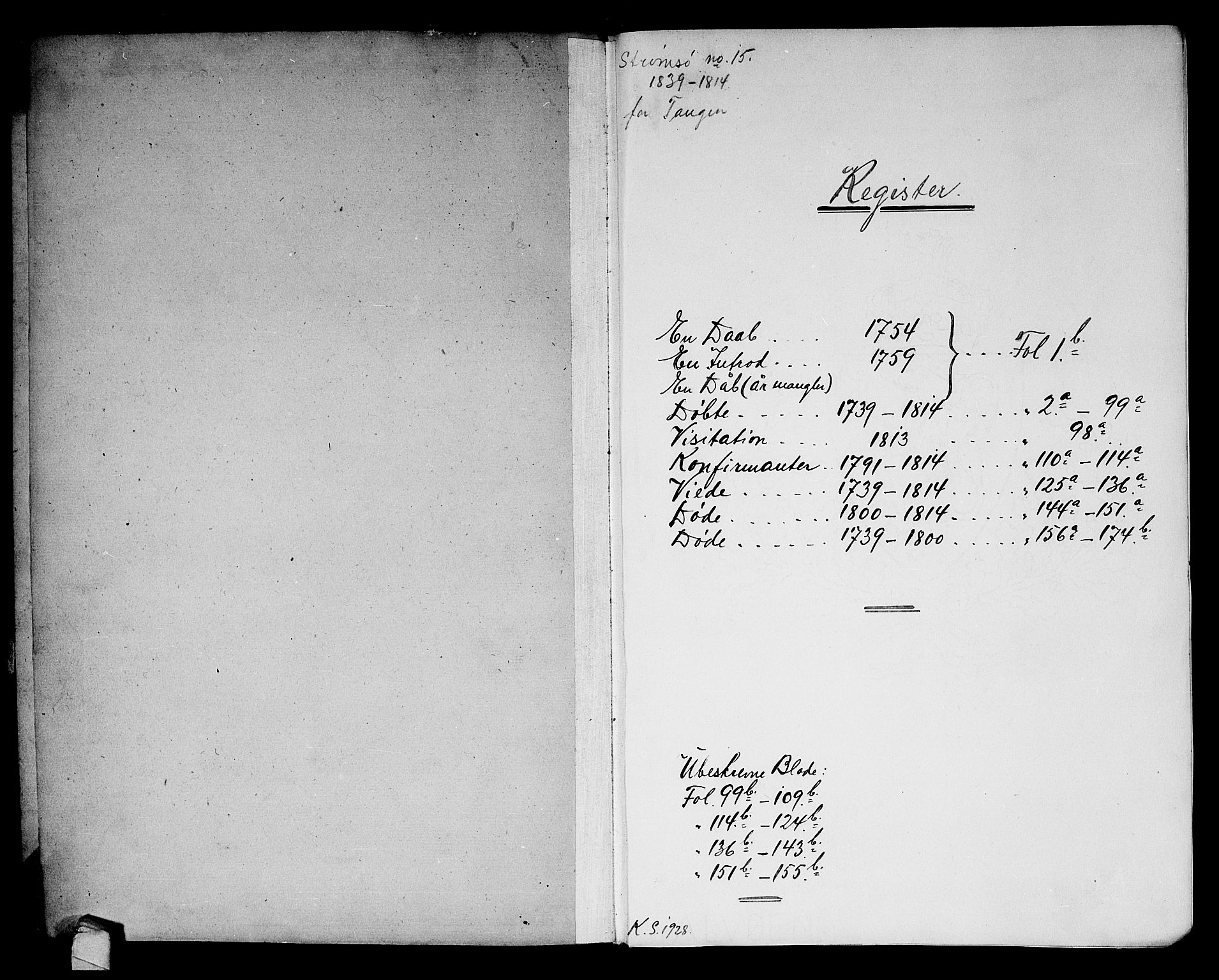 Strømsø kirkebøker, SAKO/A-246/F/Fb/L0002: Parish register (official) no. II 2, 1739-1814