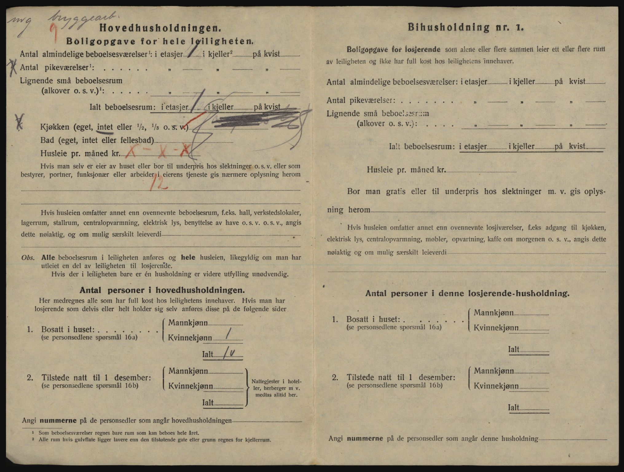 SATØ, 1920 census for Harstad, 1920, p. 1230