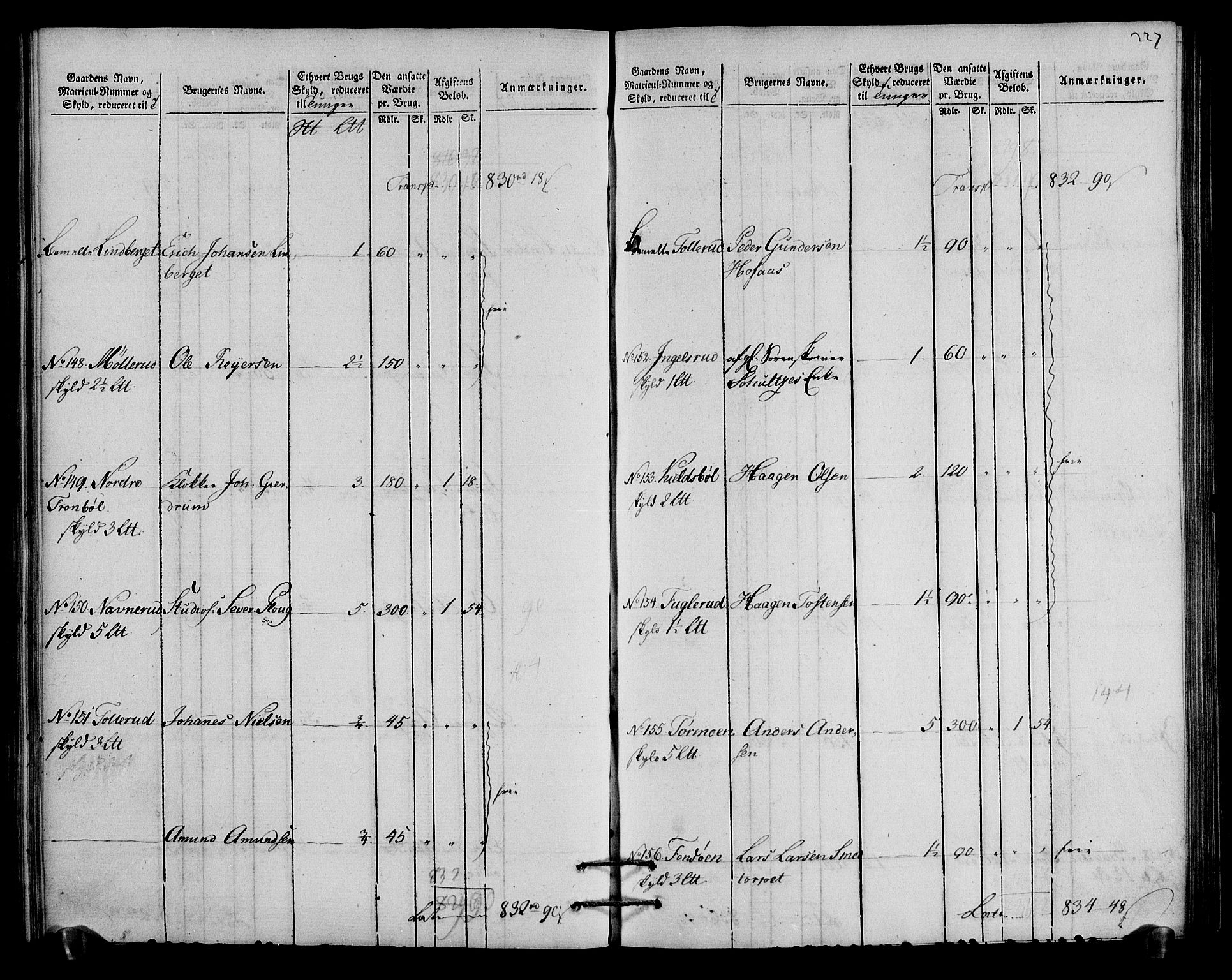 Rentekammeret inntil 1814, Realistisk ordnet avdeling, AV/RA-EA-4070/N/Ne/Nea/L0027: Solør og Odal fogderi. Oppebørselsregister, 1803-1804, p. 112