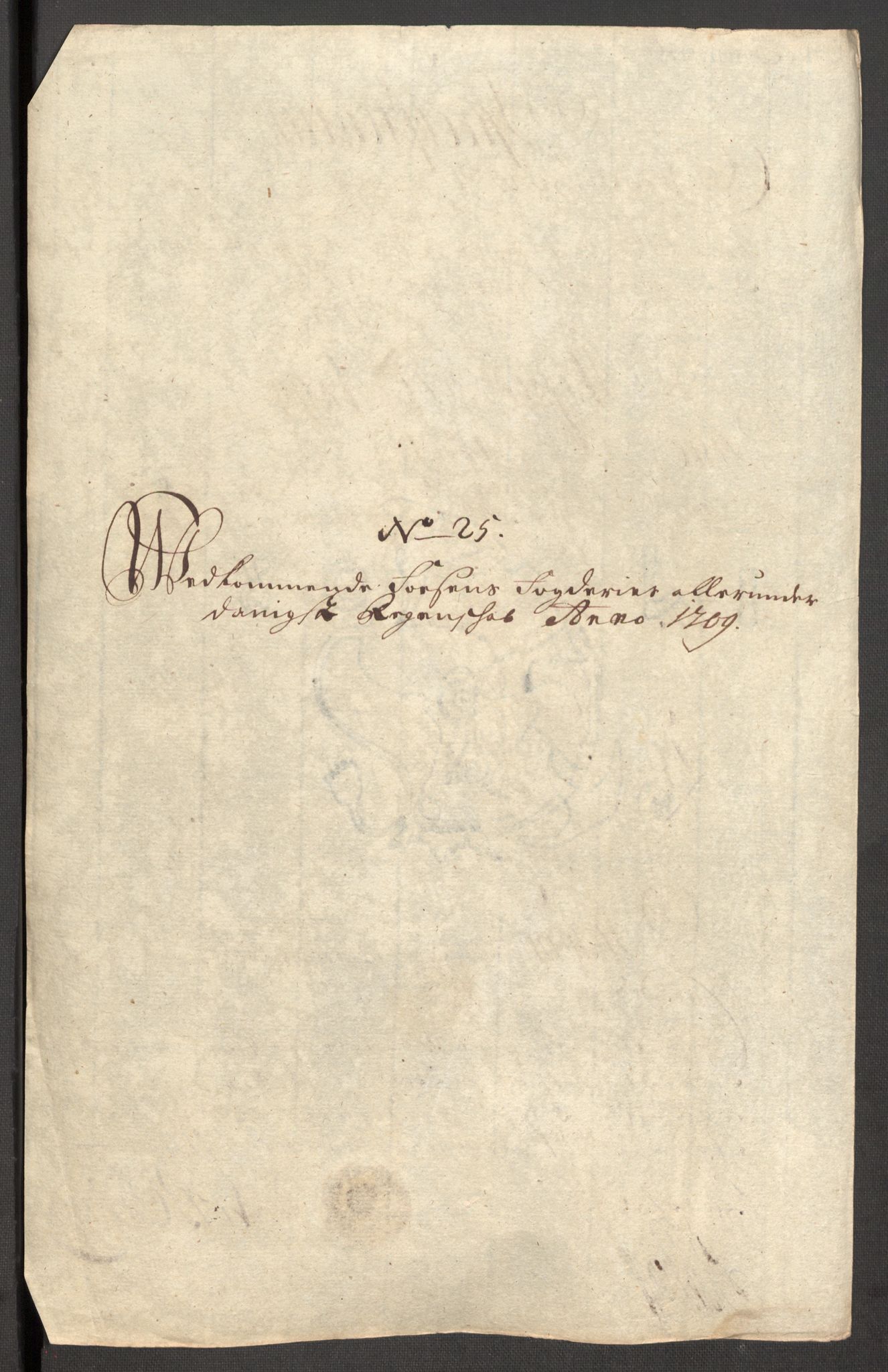 Rentekammeret inntil 1814, Reviderte regnskaper, Fogderegnskap, RA/EA-4092/R57/L3858: Fogderegnskap Fosen, 1708-1709, p. 362
