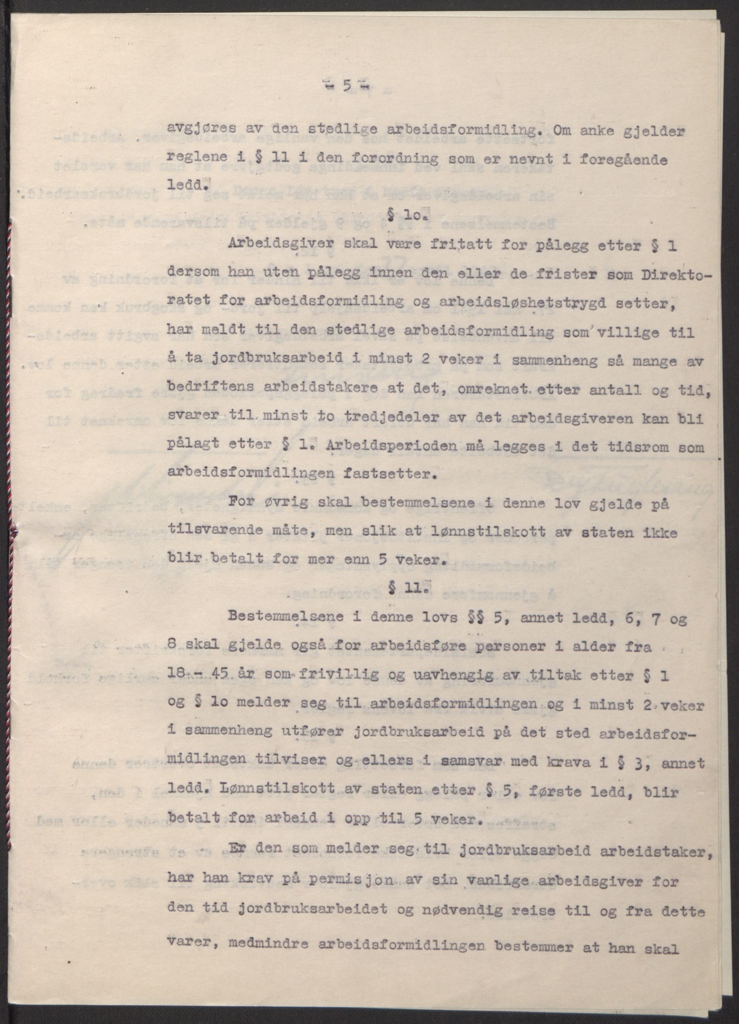 NS-administrasjonen 1940-1945 (Statsrådsekretariatet, de kommisariske statsråder mm), RA/S-4279/D/Db/L0097: Lover I, 1942, p. 315