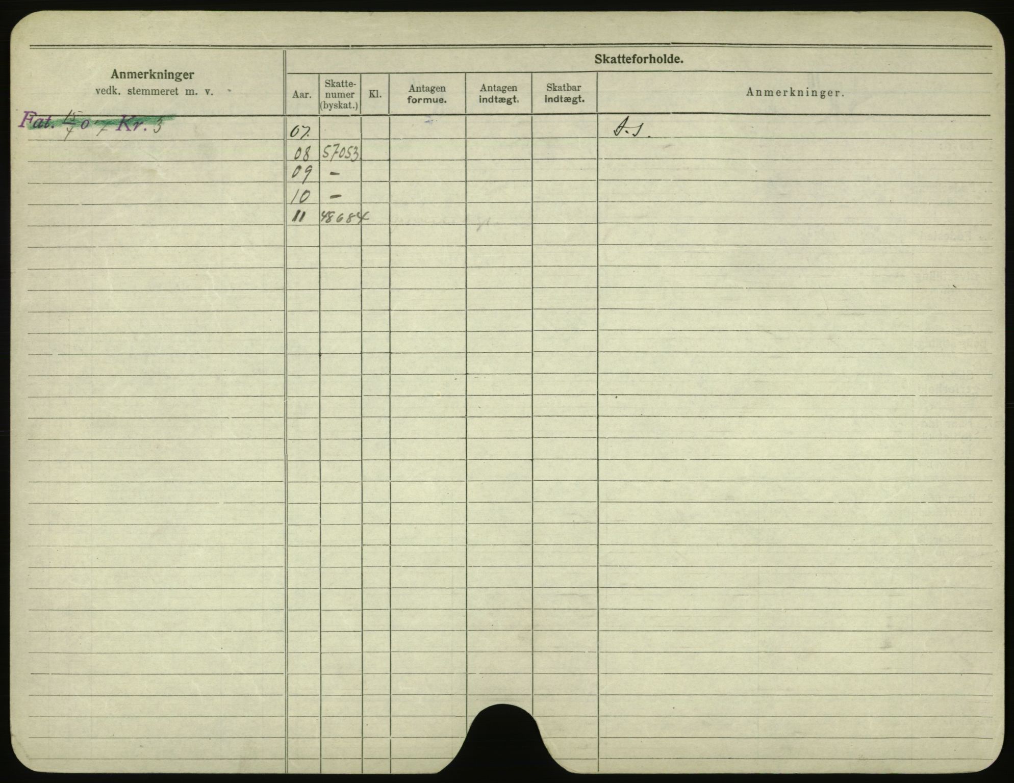 Oslo folkeregister, Registerkort, SAO/A-11715/F/Fa/Fac/L0001: Menn, 1906-1914, p. 650b