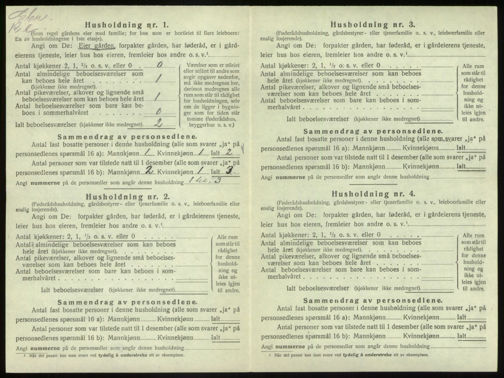 SAB, 1920 census for Fjaler, 1920, p. 1341