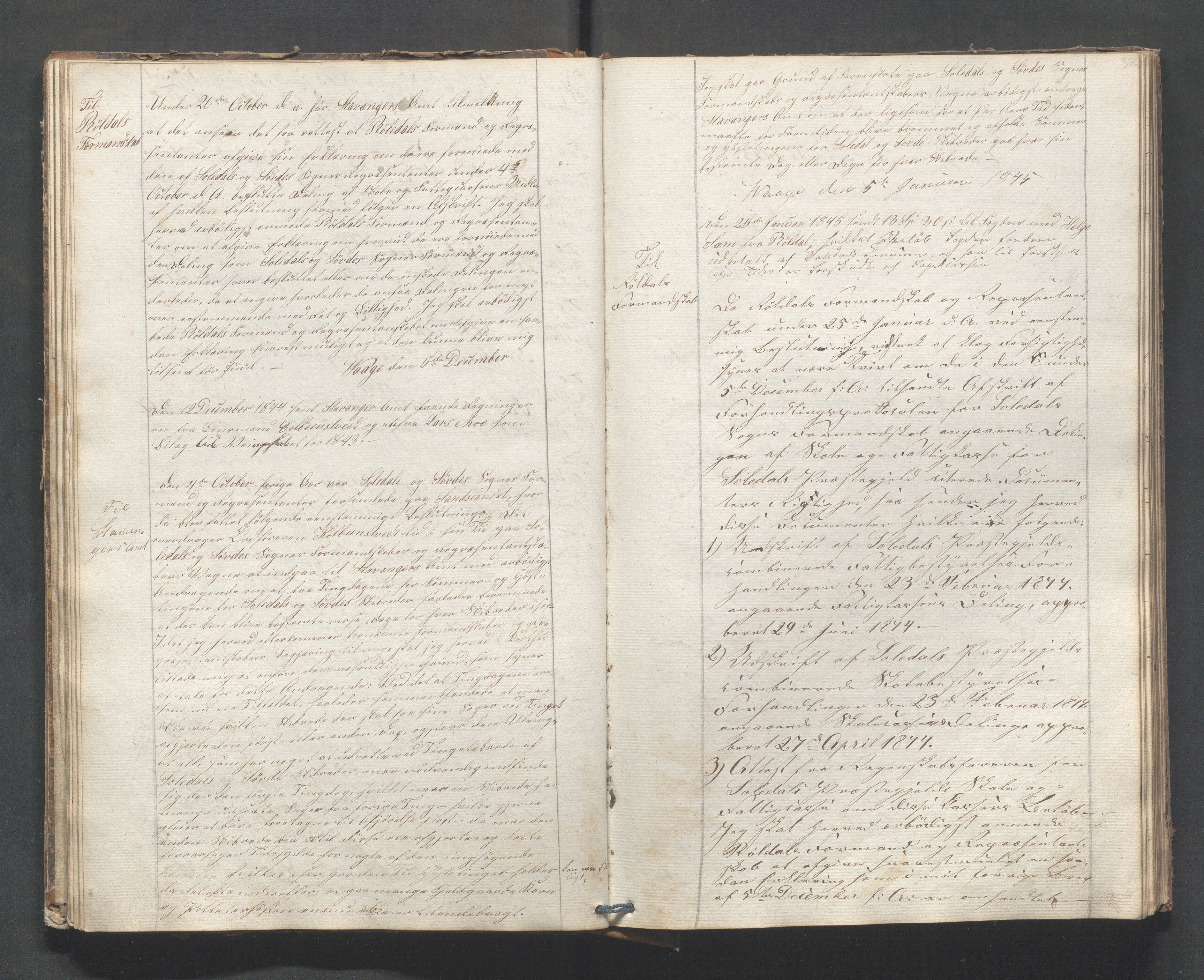 Suldal kommune - Formannskapet/Rådmannen, IKAR/K-101908/B/L0001: Kopibok, 1837-1889, p. 38