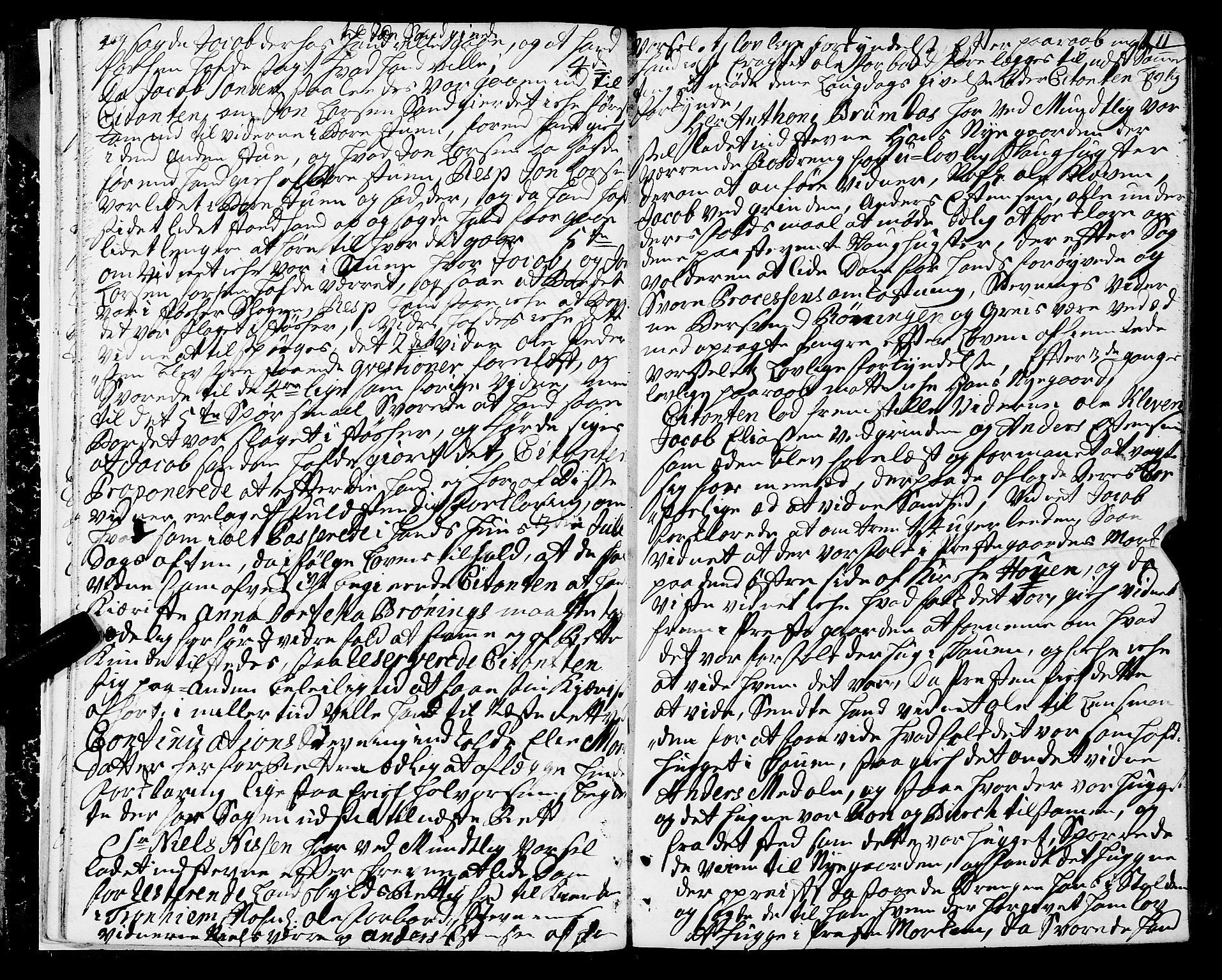 Strinda og Selbu sorenskriveri, AV/SAT-A-0015/1/1A/L0010: Tingbok 9, 1742-1747, p. 10b-11a