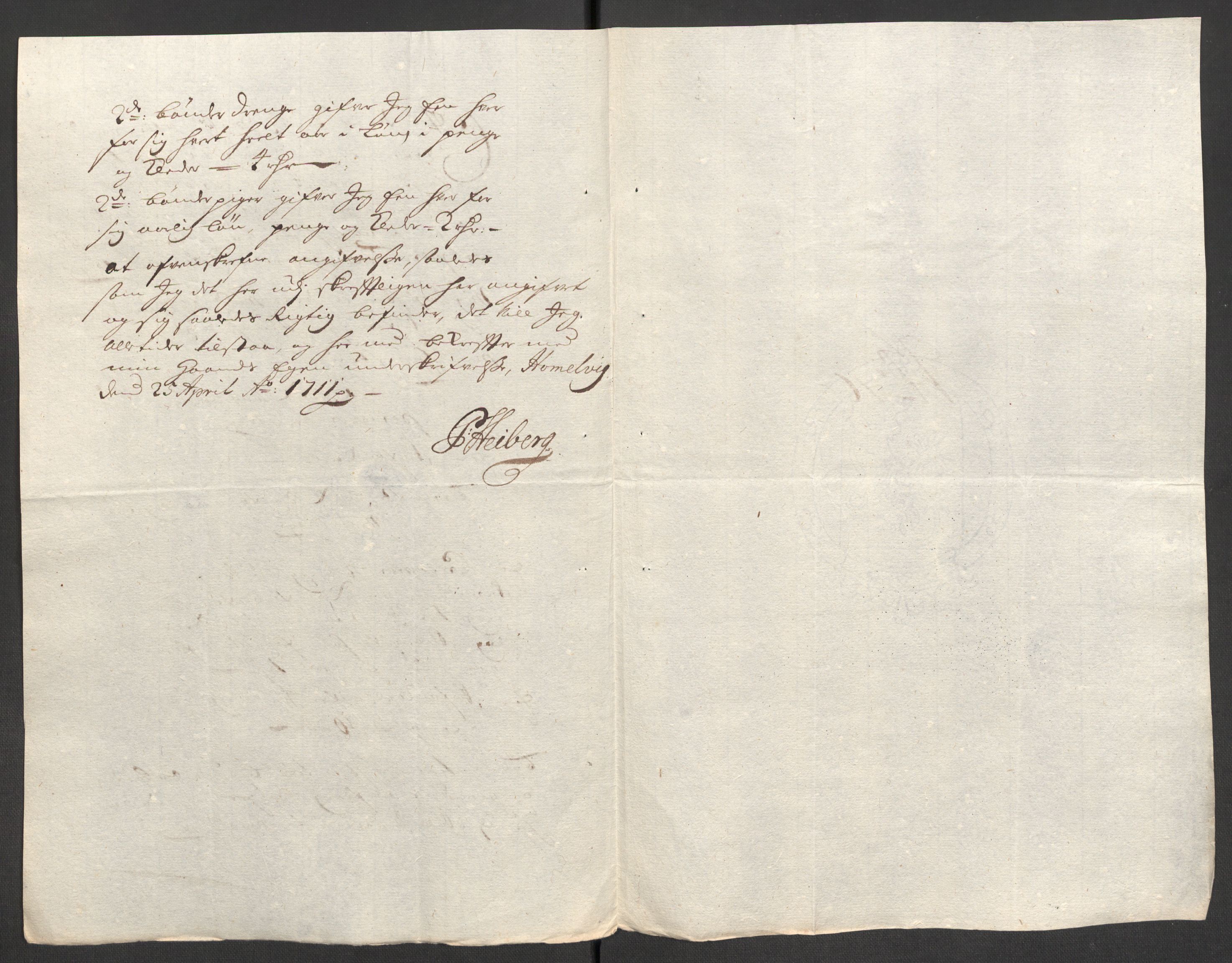 Rentekammeret inntil 1814, Reviderte regnskaper, Fogderegnskap, AV/RA-EA-4092/R48/L2987: Fogderegnskap Sunnhordland og Hardanger, 1711, p. 251