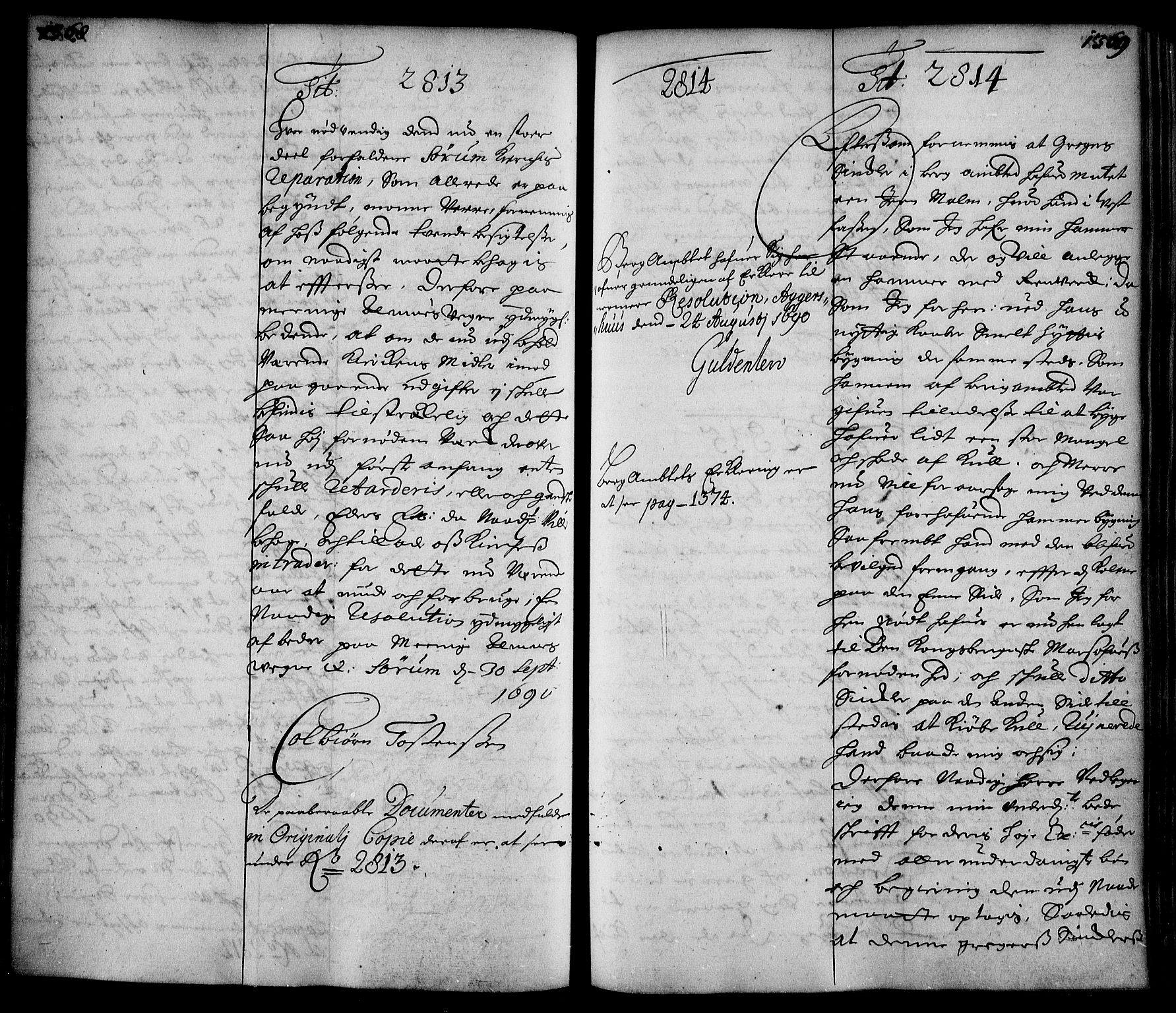 Stattholderembetet 1572-1771, AV/RA-EA-2870/Ae/L0007: Supplikasjons- og resolusjonsprotokoll, 1689-1691, p. 1368-1369