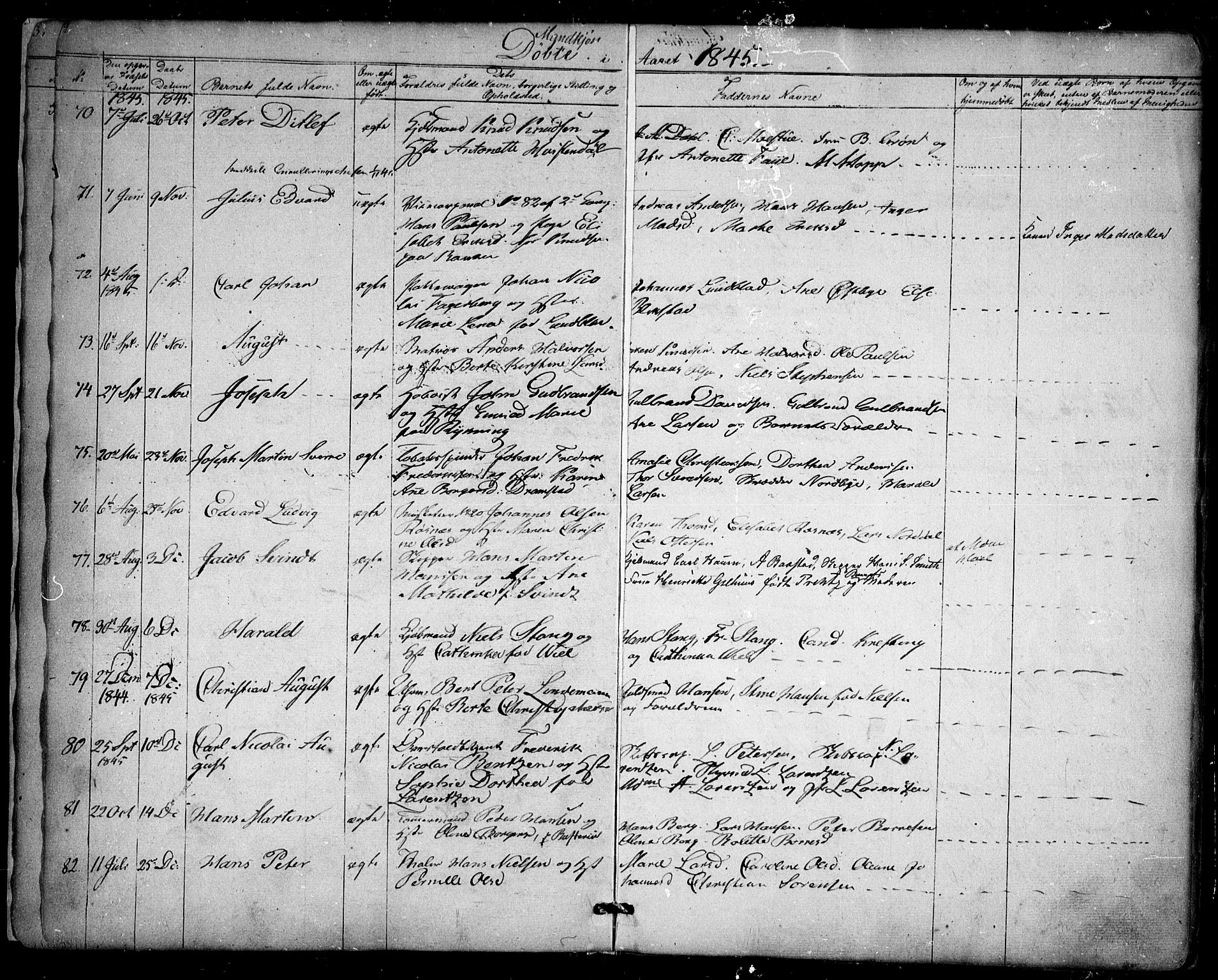 Halden prestekontor Kirkebøker, SAO/A-10909/F/Fa/L0006: Parish register (official) no. I 6, 1845-1856, p. 4