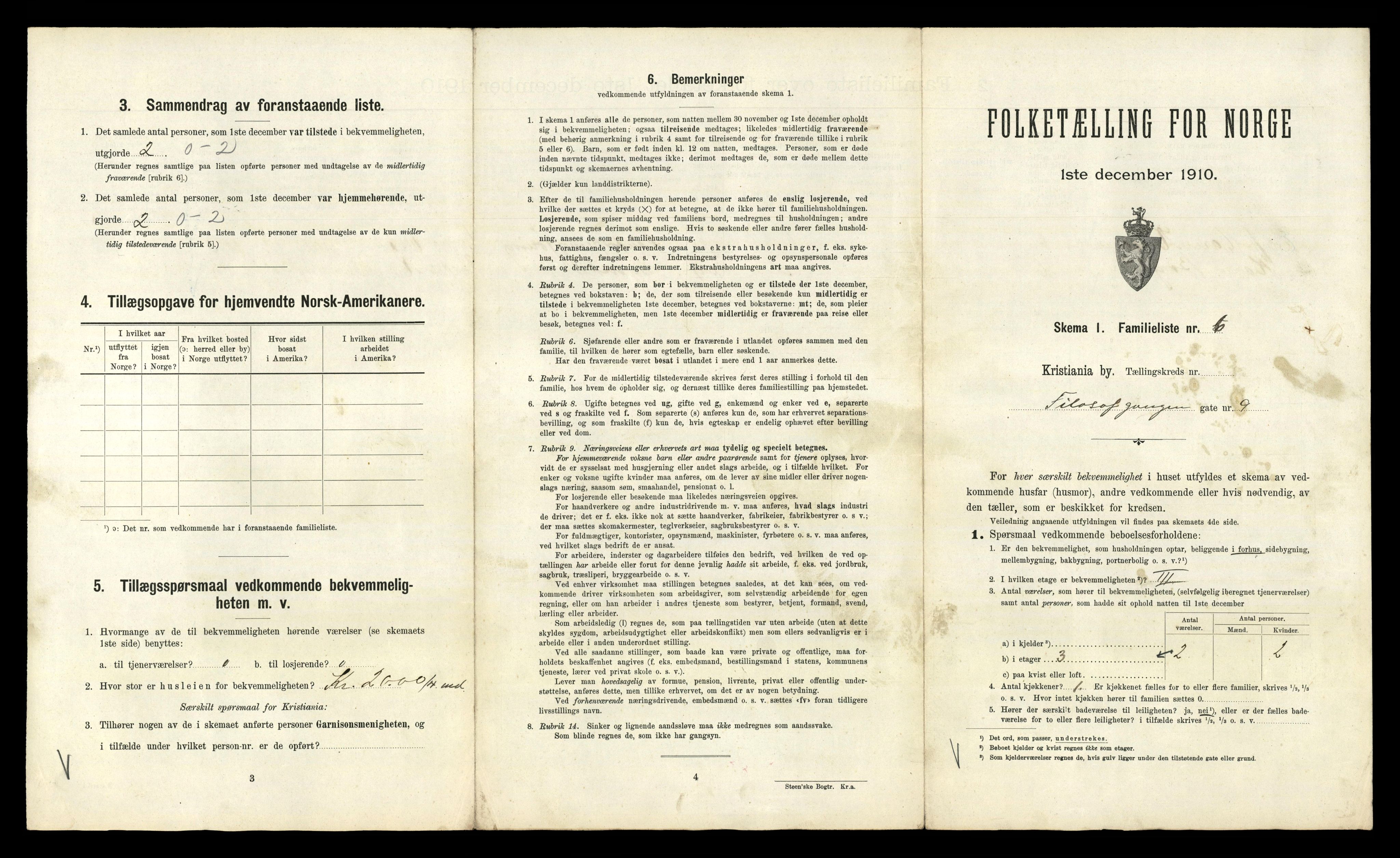 RA, 1910 census for Kristiania, 1910, p. 23815