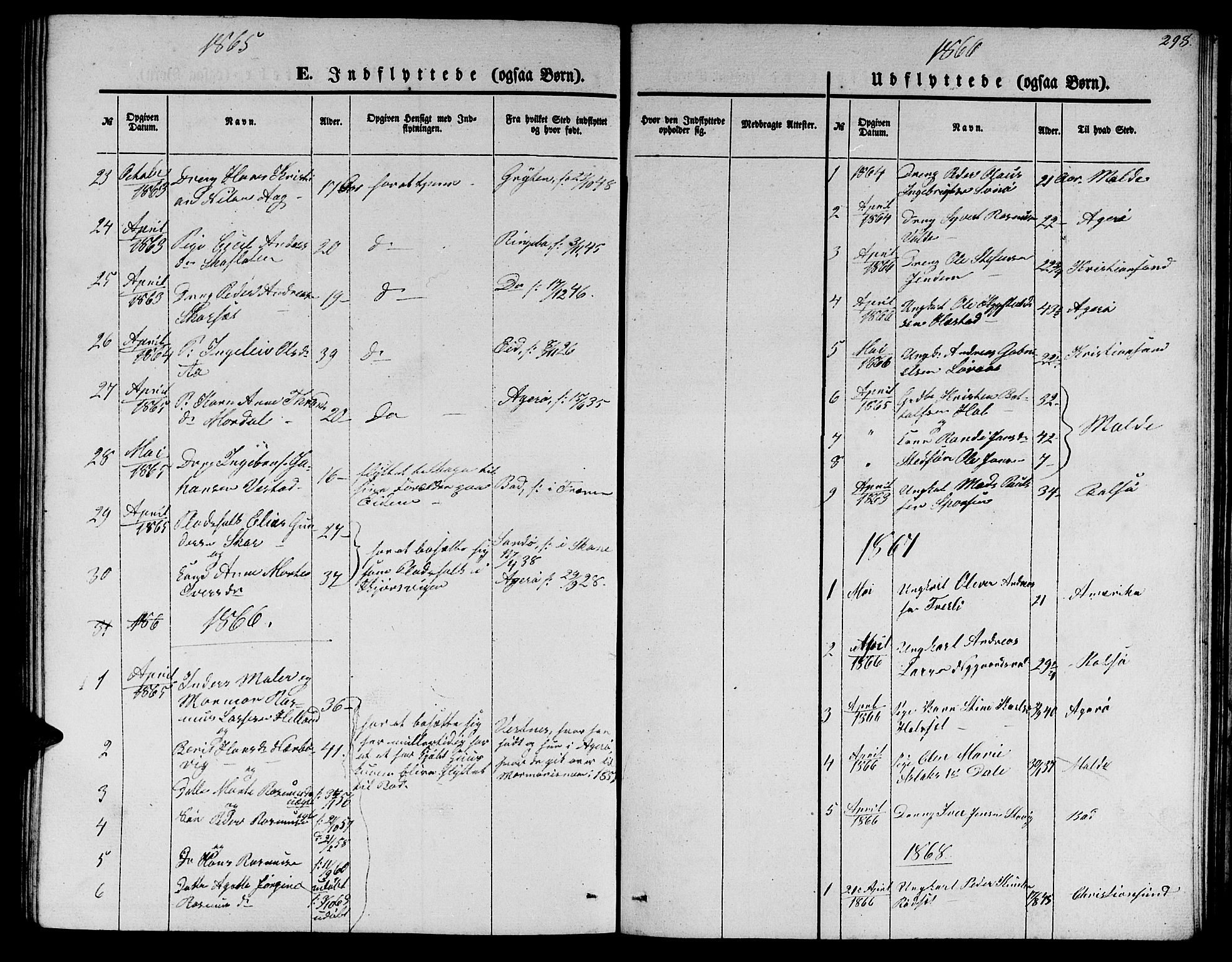 Ministerialprotokoller, klokkerbøker og fødselsregistre - Møre og Romsdal, SAT/A-1454/565/L0753: Parish register (copy) no. 565C02, 1845-1870, p. 297