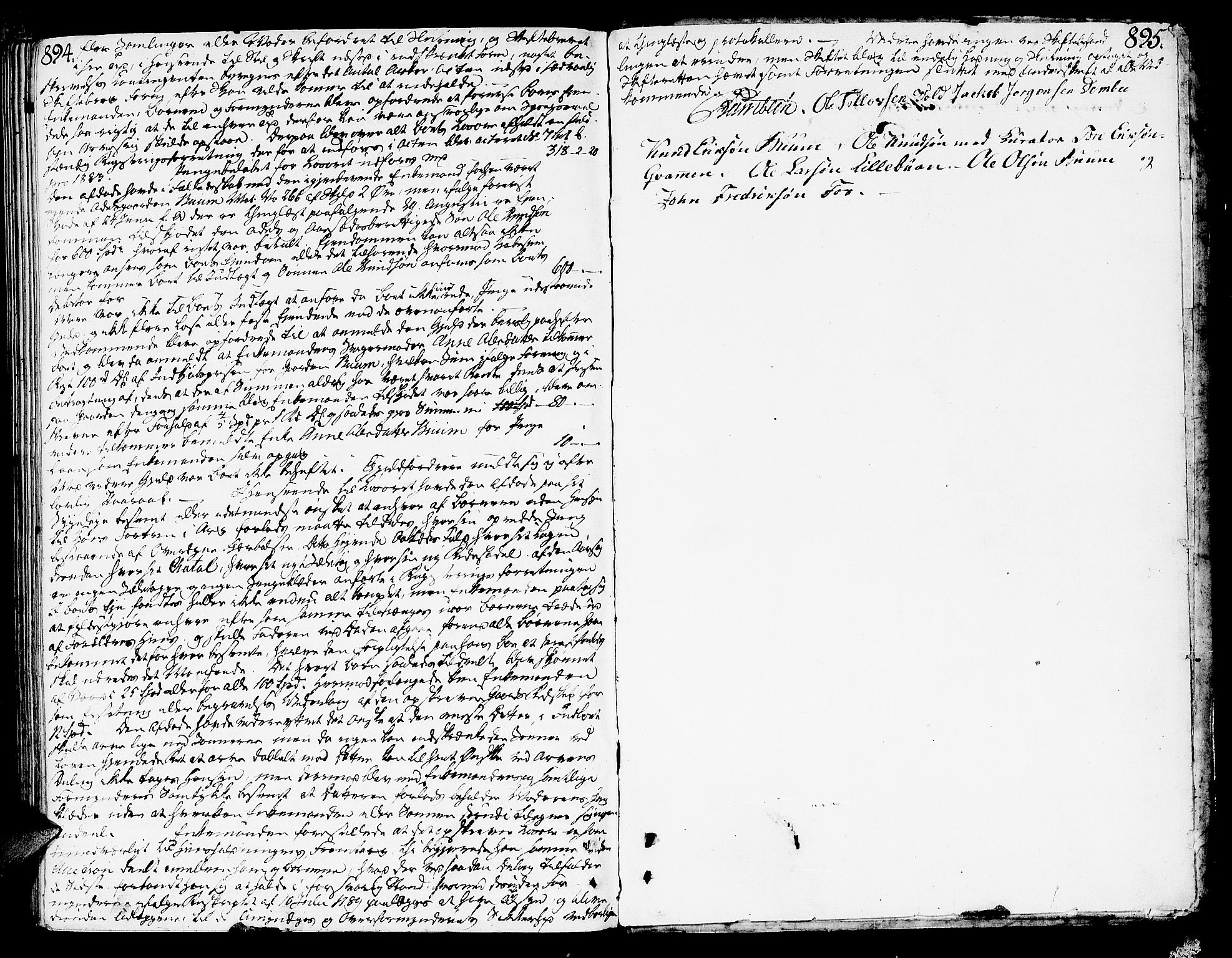 Orkdal sorenskriveri, SAT/A-4169/1/3/3B/L0001: Skiftebehandlingsprotokoll, 1806-1823, p. 894-895