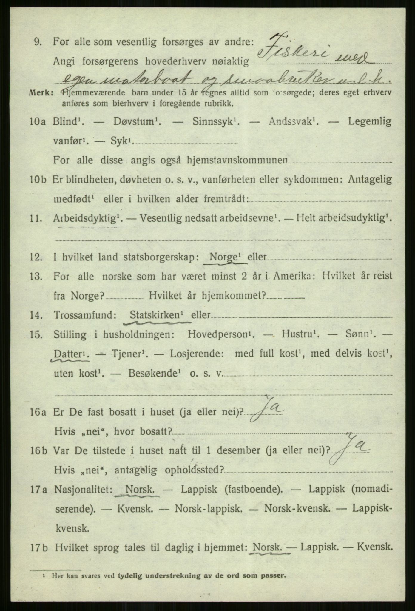 SATØ, 1920 census for Skjervøy, 1920, p. 6744