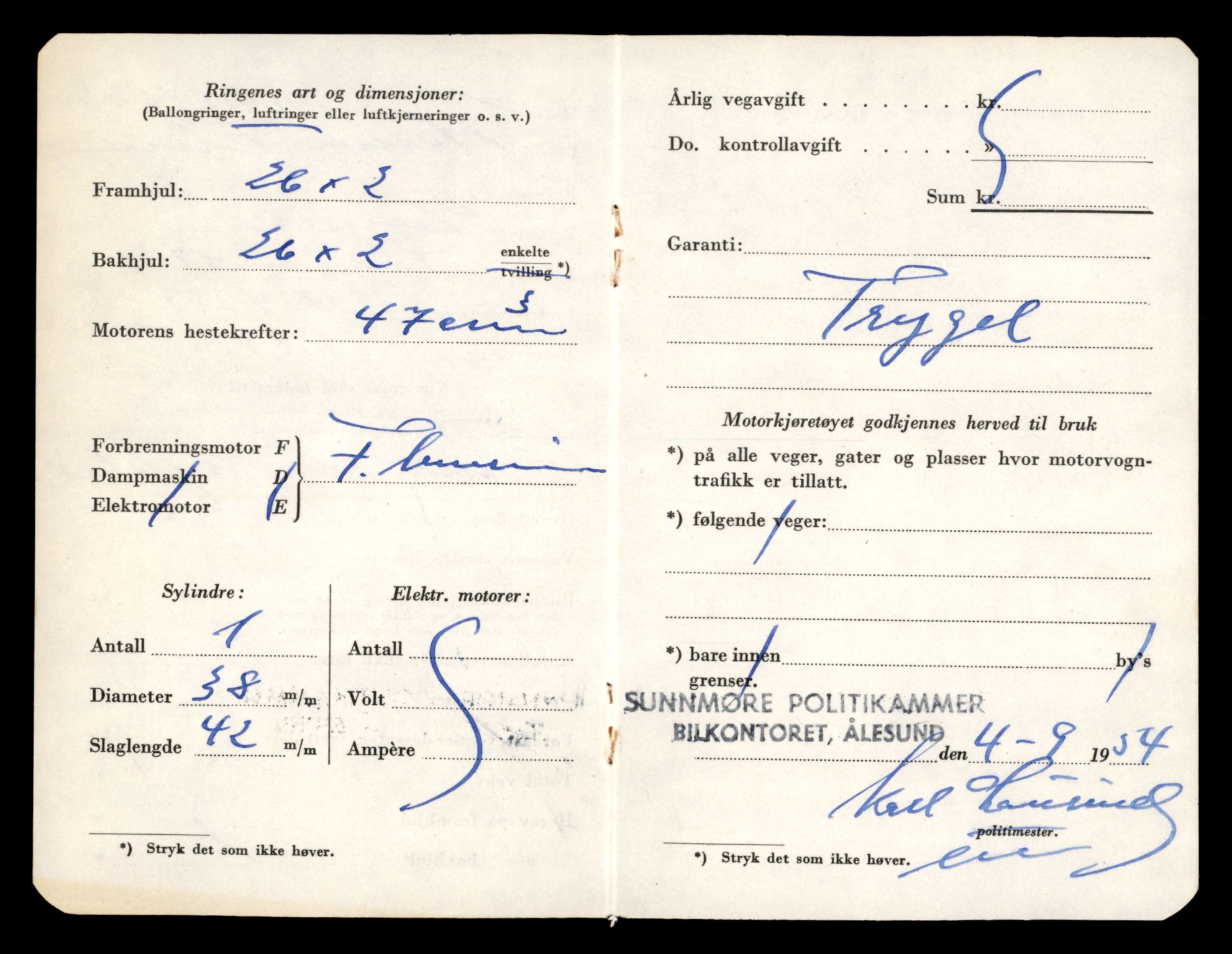 Møre og Romsdal vegkontor - Ålesund trafikkstasjon, AV/SAT-A-4099/F/Fe/L0029: Registreringskort for kjøretøy T 11430 - T 11619, 1927-1998, p. 2292