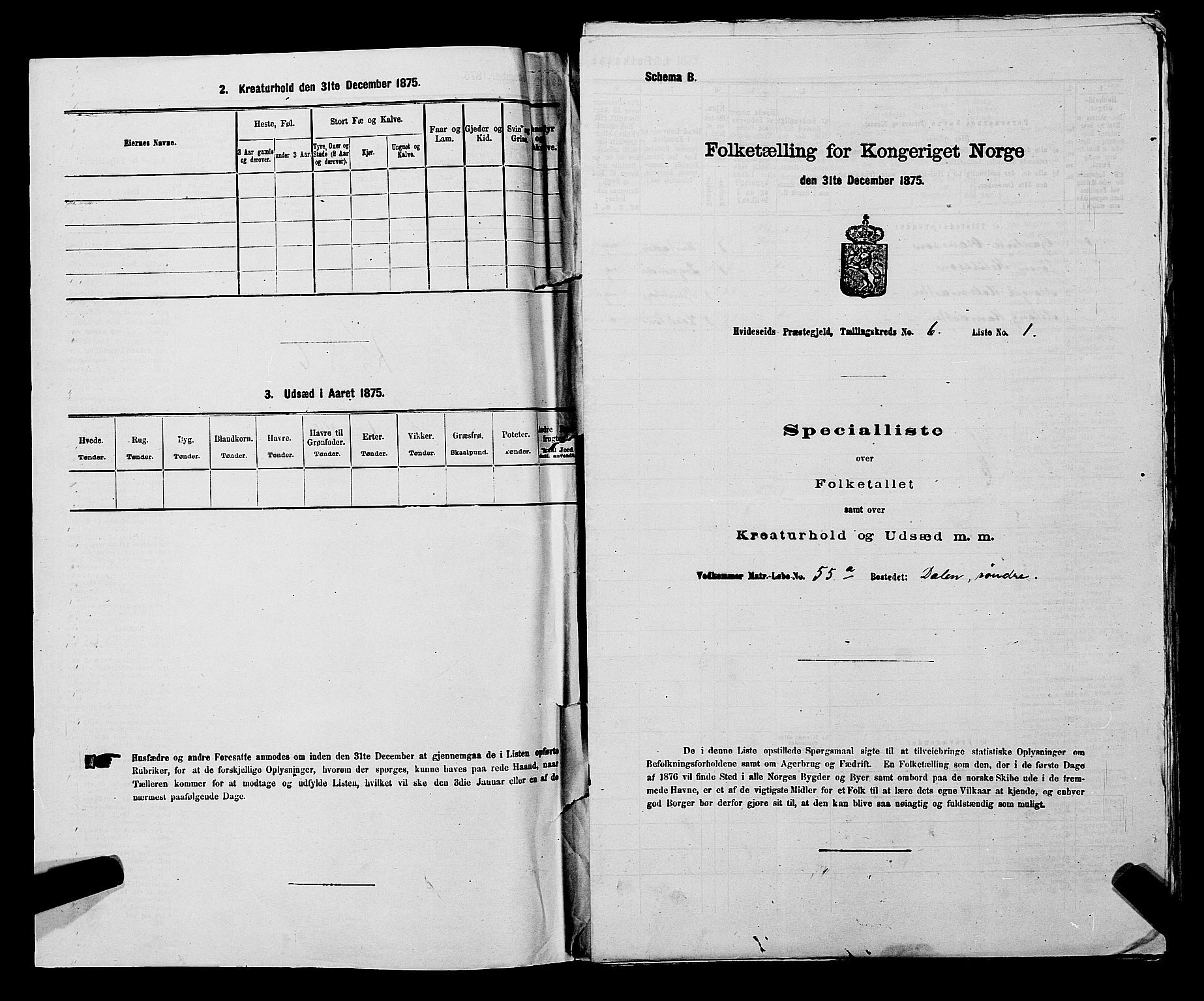 SAKO, 1875 census for 0829P Kviteseid, 1875, p. 479