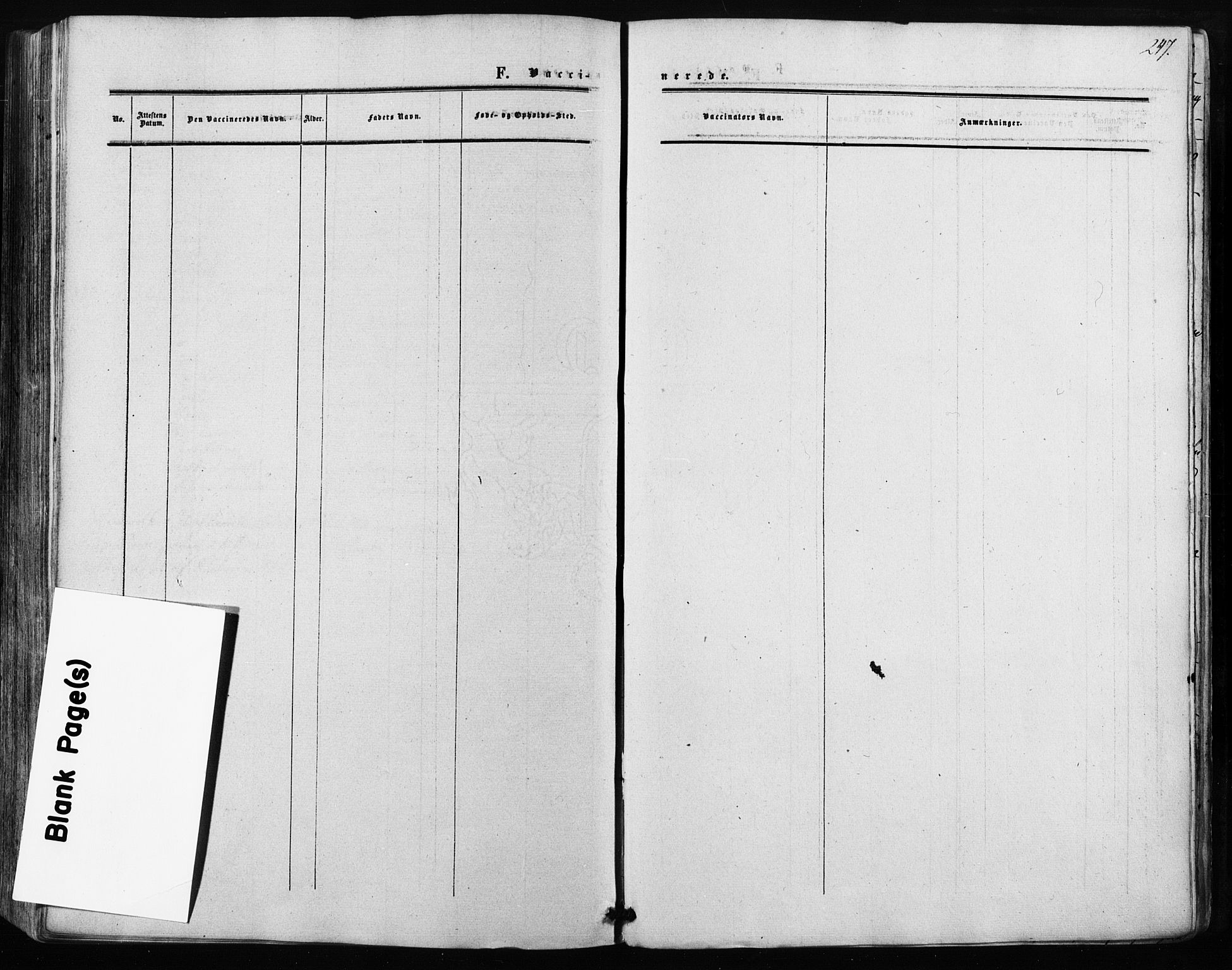Kråkstad prestekontor Kirkebøker, SAO/A-10125a/F/Fa/L0007: Parish register (official) no. I 7, 1858-1870, p. 247