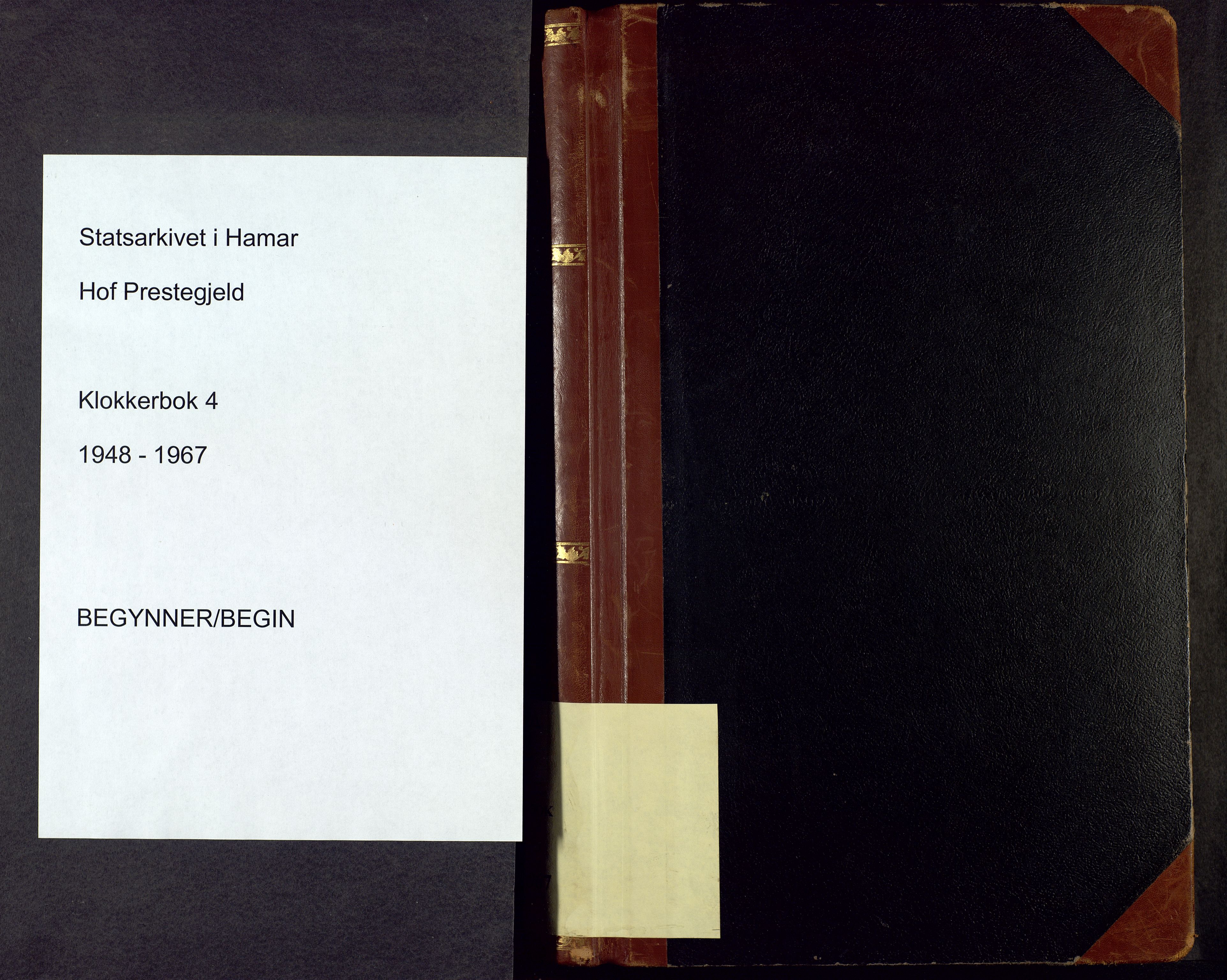 Hof prestekontor, SAH/PREST-038/H/Ha/Hab/L0004: Parish register (copy) no. 4, 1948-1967